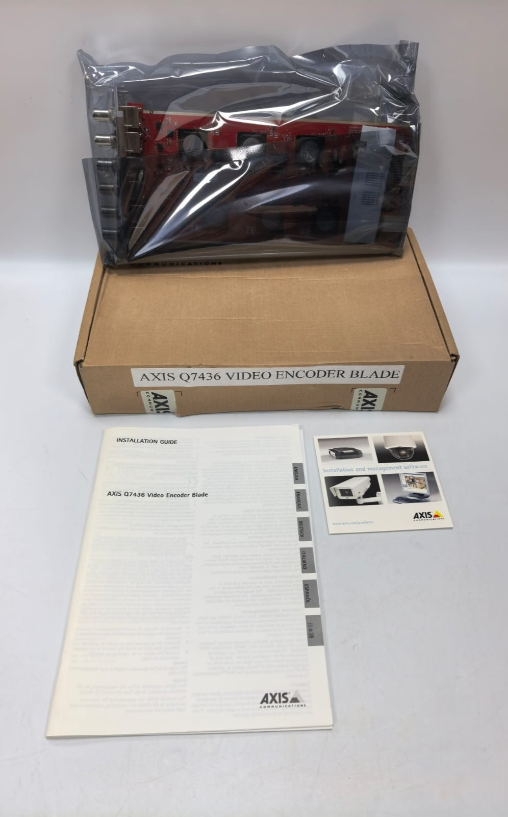 AXIS COMMUNICATION Q7436 VIDEO ENCODER BLADE 0584-001-01