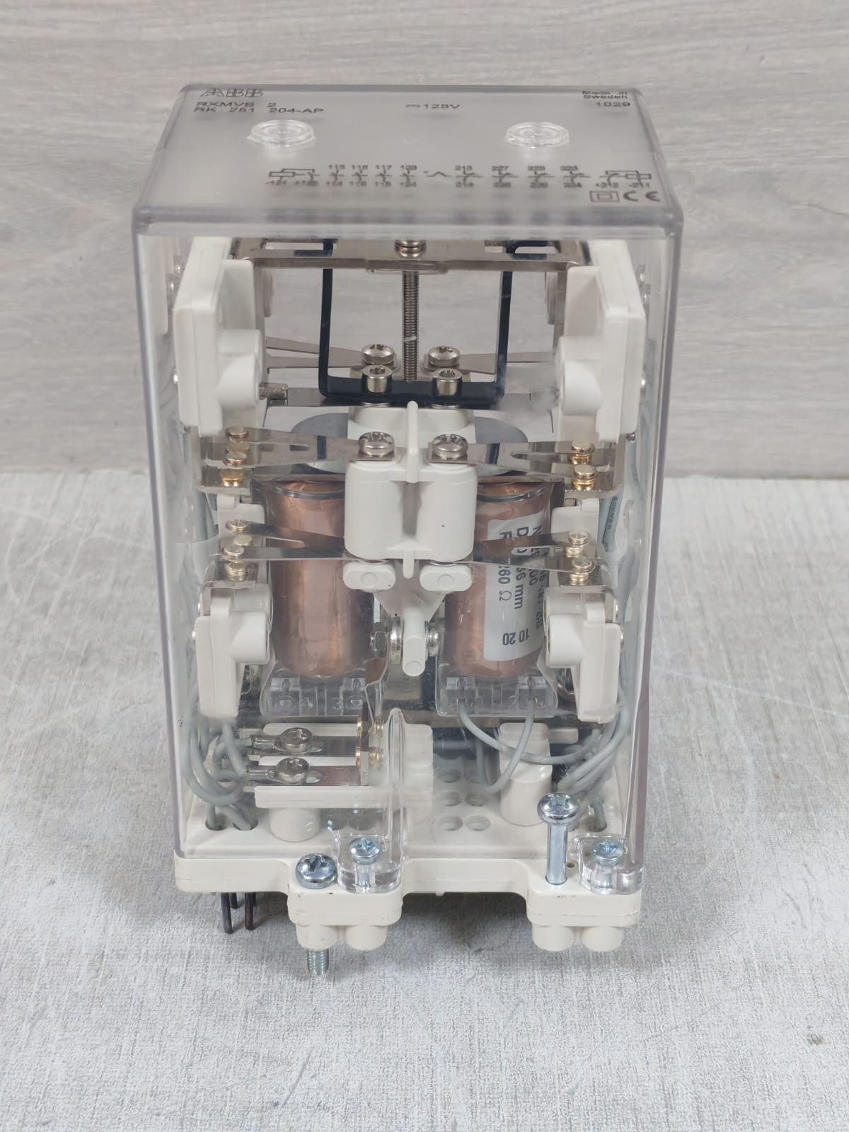 ABB RK-251-204 ABB RXMVB 2 RK 251 204-AP BISTABLE RELAY 125V 10