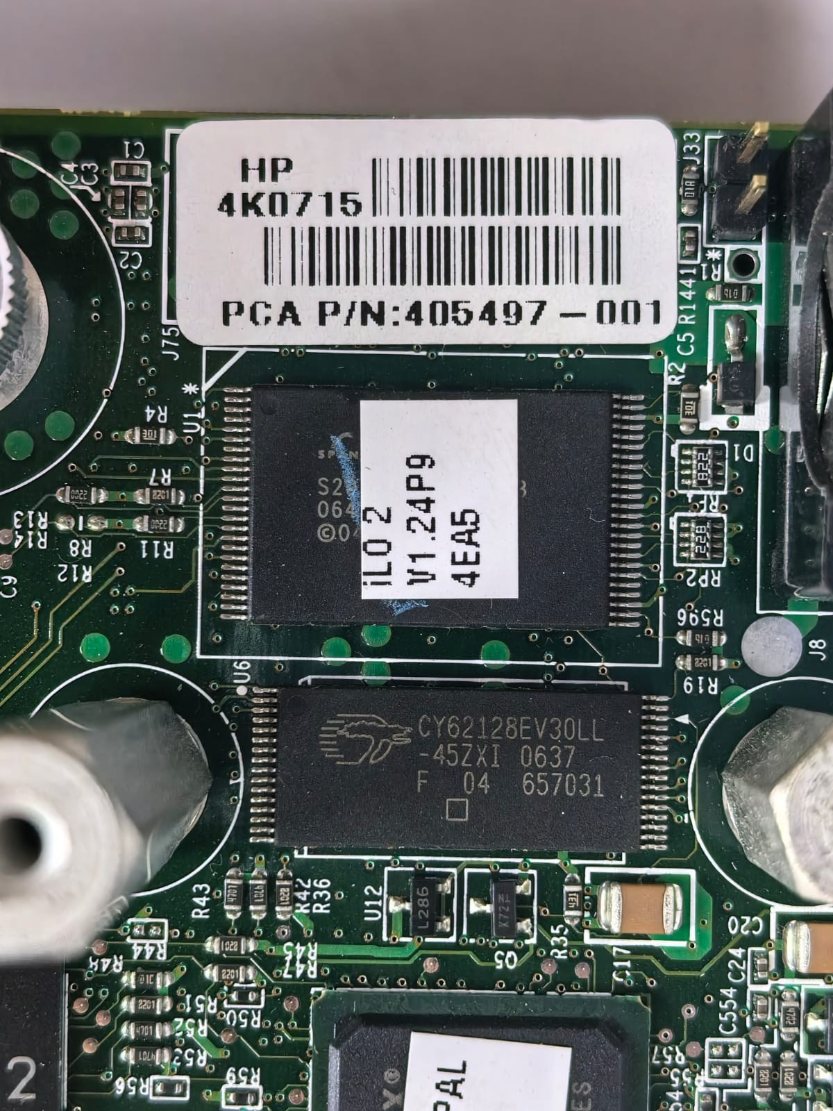 HP BL465C HP 4K0715 SYSTEM BOARD FOR PROLIANT BL465C G1 BLADE SERVER 418269-001/405497-001 3