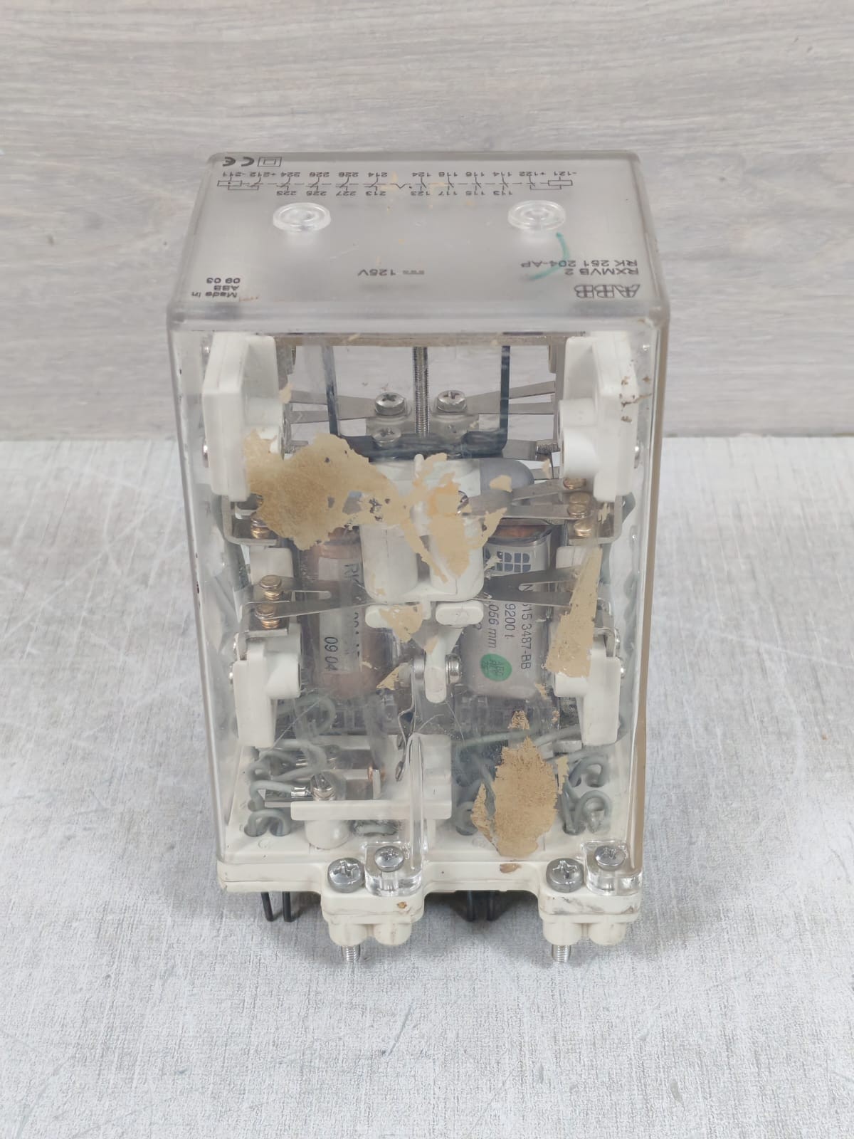 ABB RK-251-204 ABB RXMVB 2 RK 251 204-AP BISTABLE RELAY 125V 10