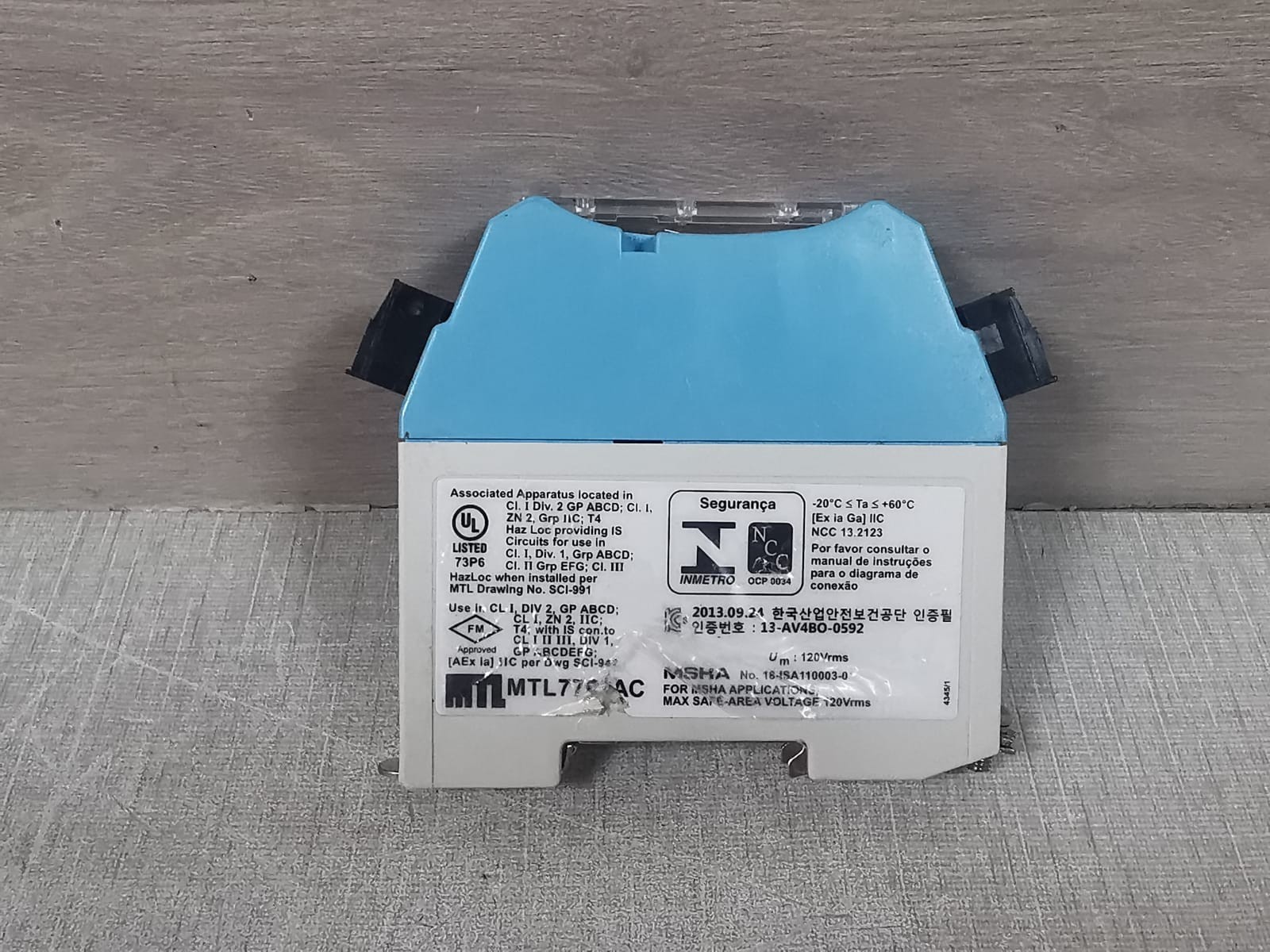 MTL MTL7761AC MTL INSTRUMENT MTL7761AC SHUNT-DIODE SAFETY BARRIER 3