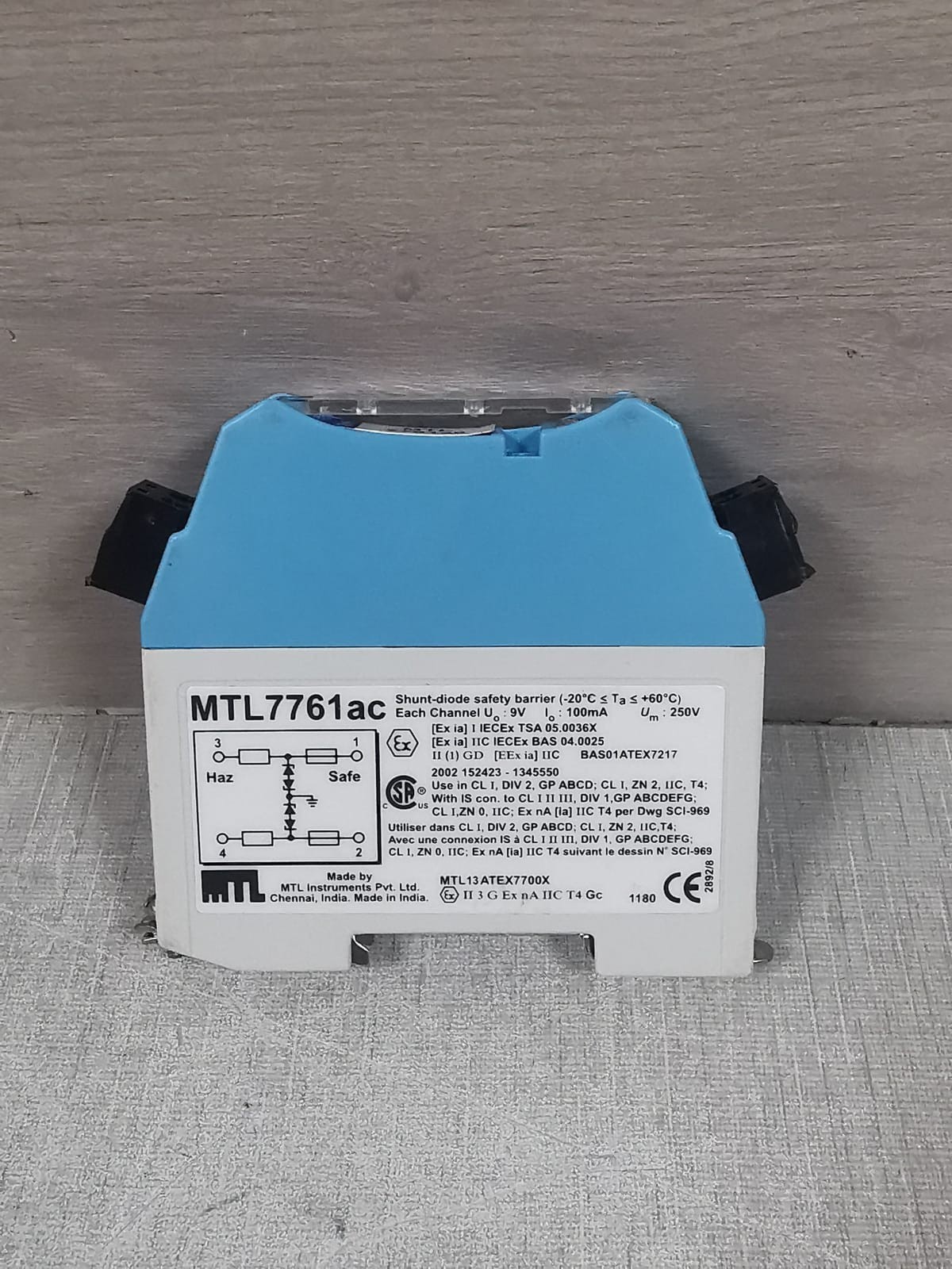 MTL MTL7761AC MTL INSTRUMENT MTL7761AC SHUNT-DIODE SAFETY BARRIER 4