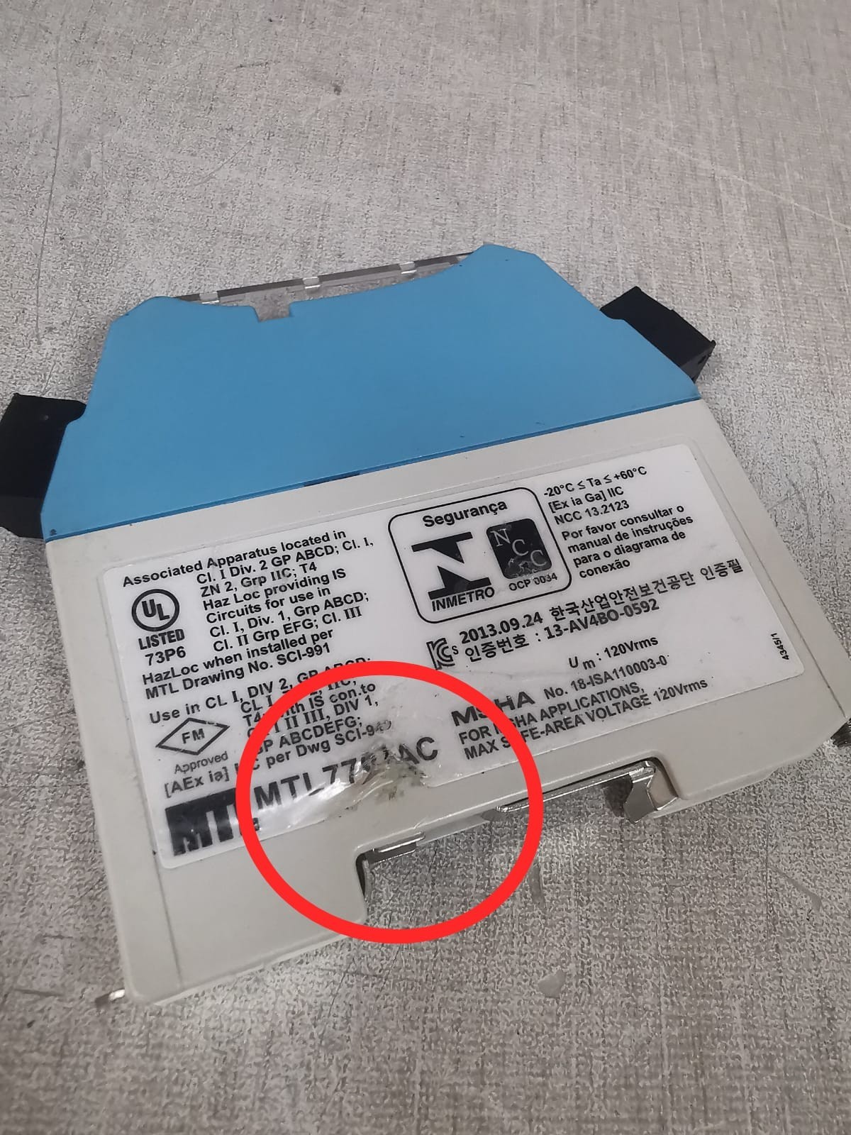 MTL MTL7761AC MTL INSTRUMENT MTL7761AC SHUNT-DIODE SAFETY BARRIER 10