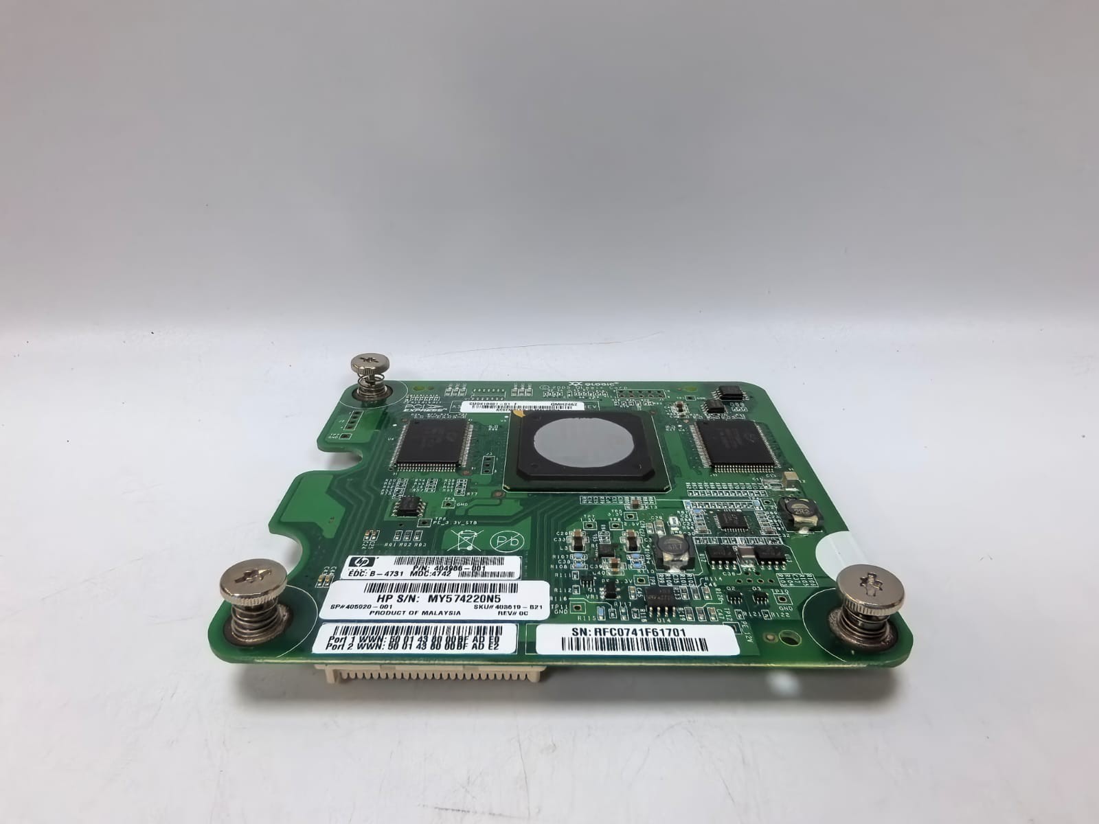 HP HP-404986 HP 404986-001 QLOGIC CU0410401-01 F 4-GB DUAL-PORT FIBRE CHANNEL CO-405920-001 5
