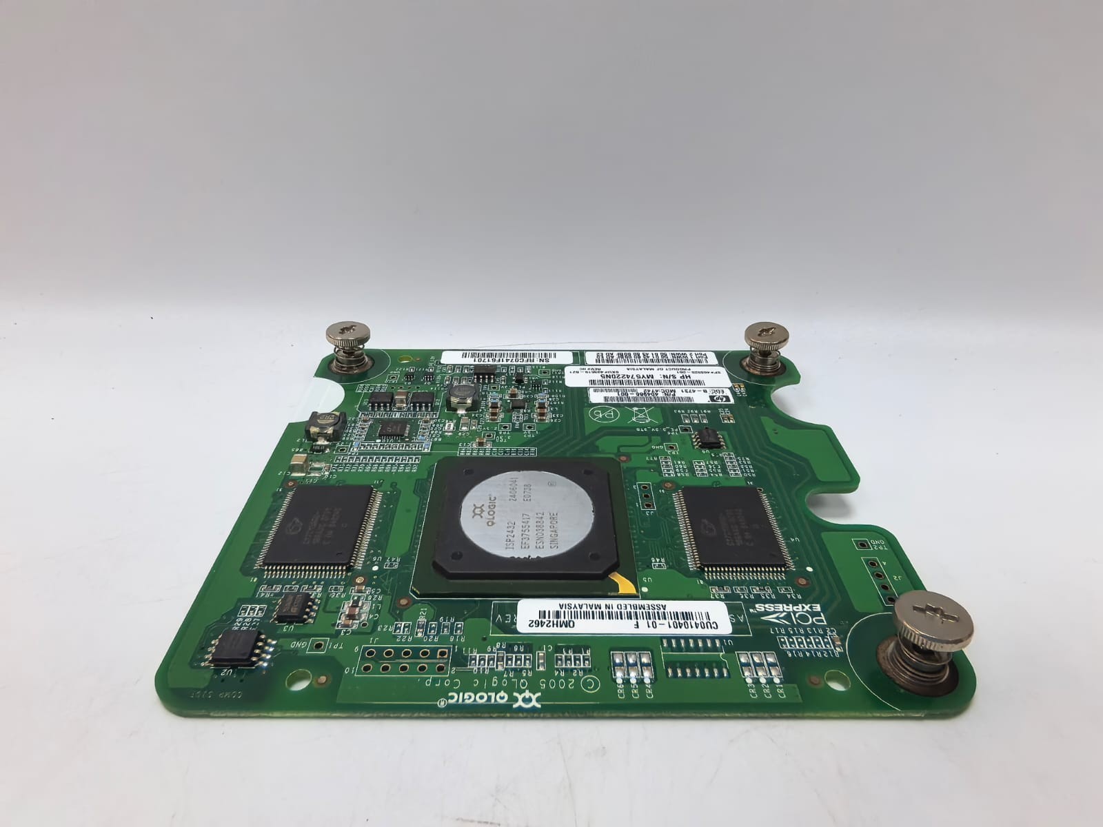HP HP-404986 HP 404986-001 QLOGIC CU0410401-01 F 4-GB DUAL-PORT FIBRE CHANNEL CO-405920-001 7