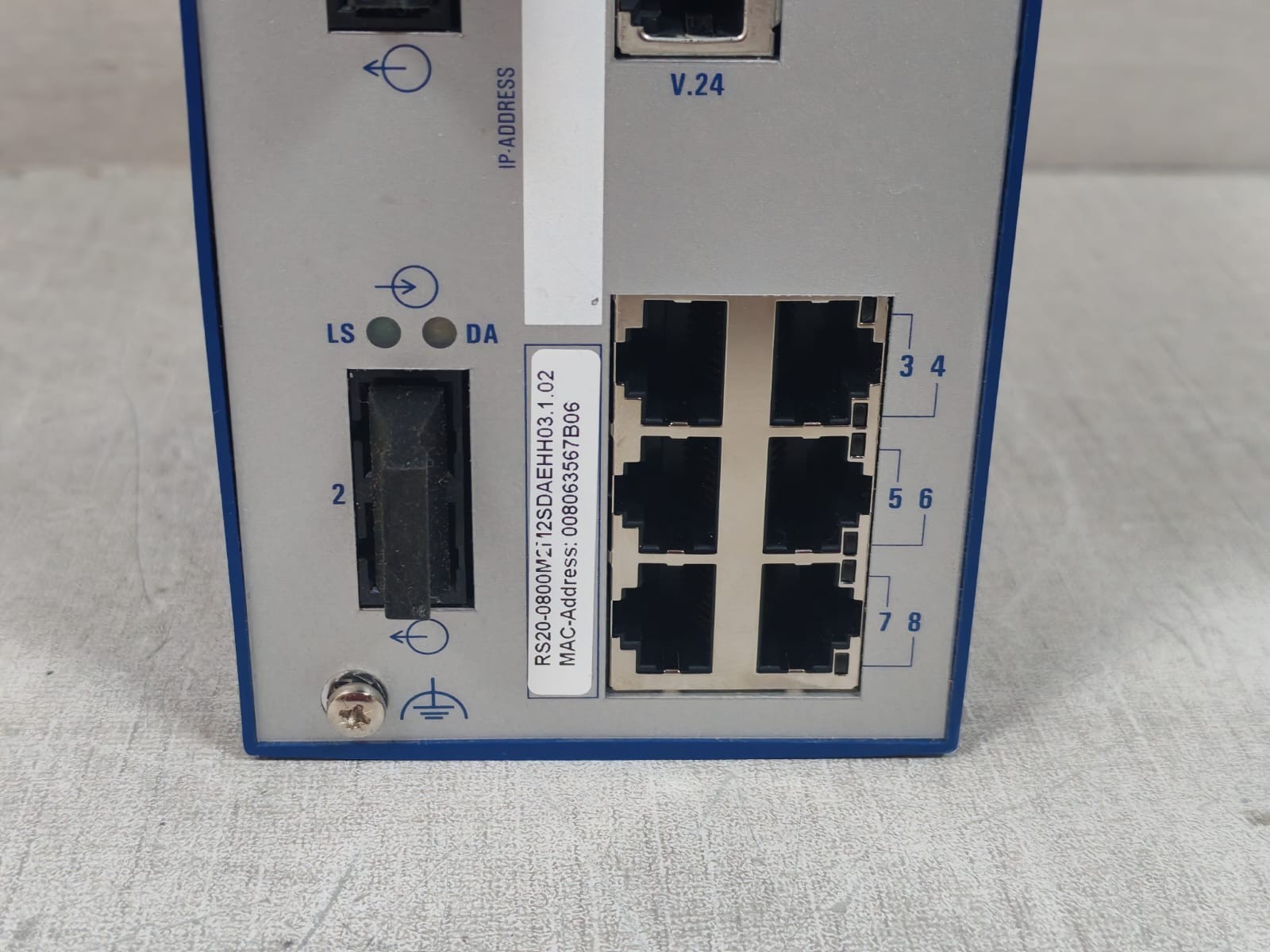Hirschmann RS20-0800M2MSDAEHH03.1.02 HIRSCHMANN RS20 / RS20-0800M2MSDAEHH03.1.02 RAIL SWITCH 4