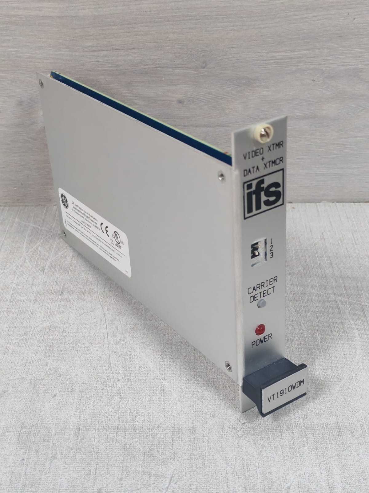 GE PC1368-1 GE IFS VT1910WDM PC1368-1 ASM REV 136808056 H RV.AS VIDEO XTMR + DATA XTMCR 6