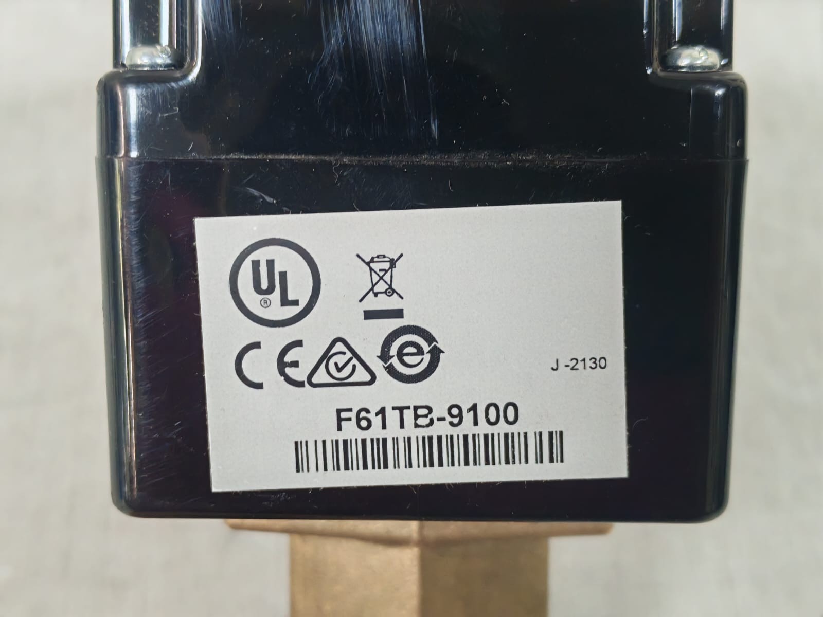 Johnson Controls F61TB-9100 JOHNSON CONTROLS F61TB-9100 LIQUID FLOW SWITCH 9