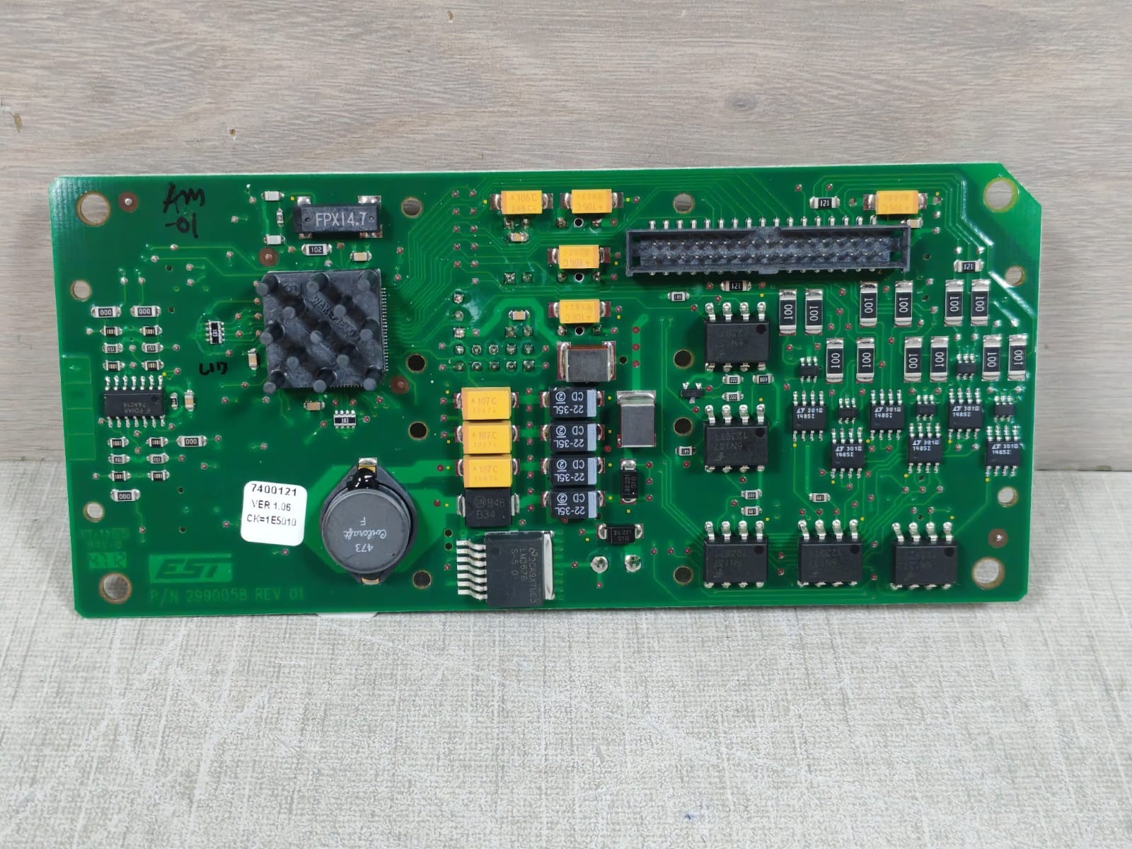 EDWARDS EST 3-FIBMB2 EDWARDS EST 3-FIBMB2 2990058 REV.01 W/ 140418 REV.A FIBER OPTIC COMM. INTERFACE 4