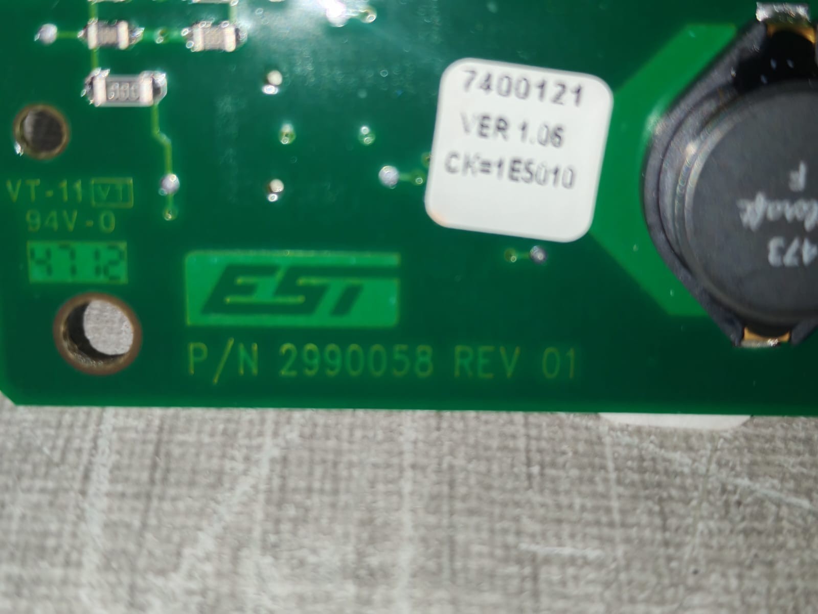 EDWARDS EST 3-FIBMB2 EDWARDS EST 3-FIBMB2 2990058 REV.01 W/ 140418 REV.A FIBER OPTIC COMM. INTERFACE 6