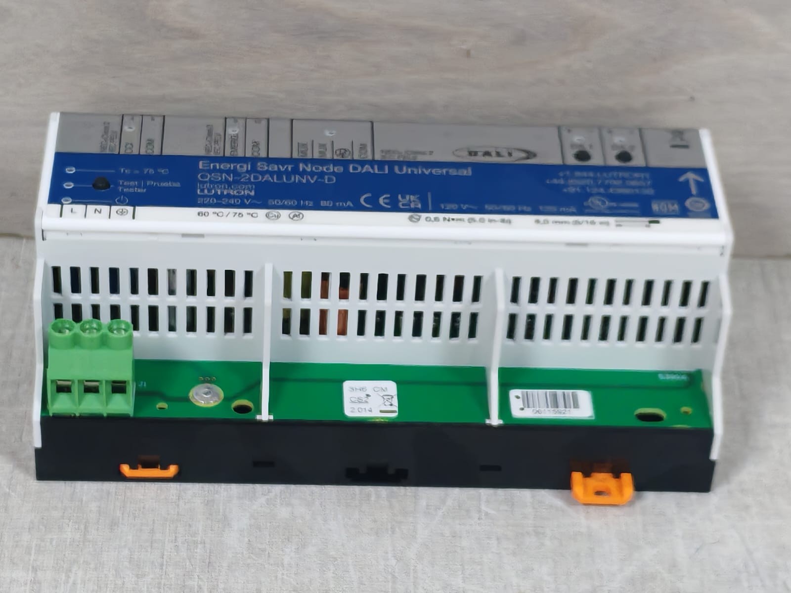 Lutron QSN-2DALUNV-D LUTRON QSN-2DALUNV-D ENERGI SAVR NODE DALI UNIVERSAL CONTROLLER 3