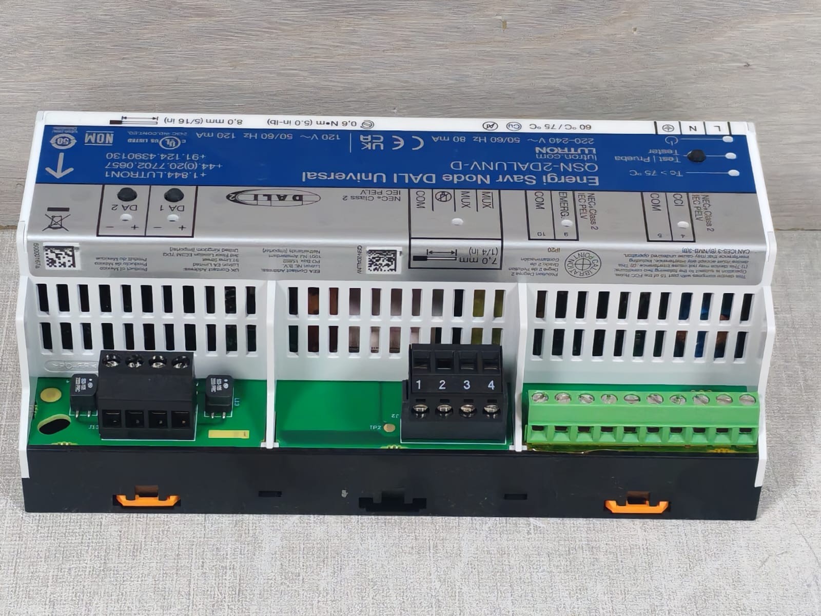 Lutron QSN-2DALUNV-D LUTRON QSN-2DALUNV-D ENERGI SAVR NODE DALI UNIVERSAL CONTROLLER 4