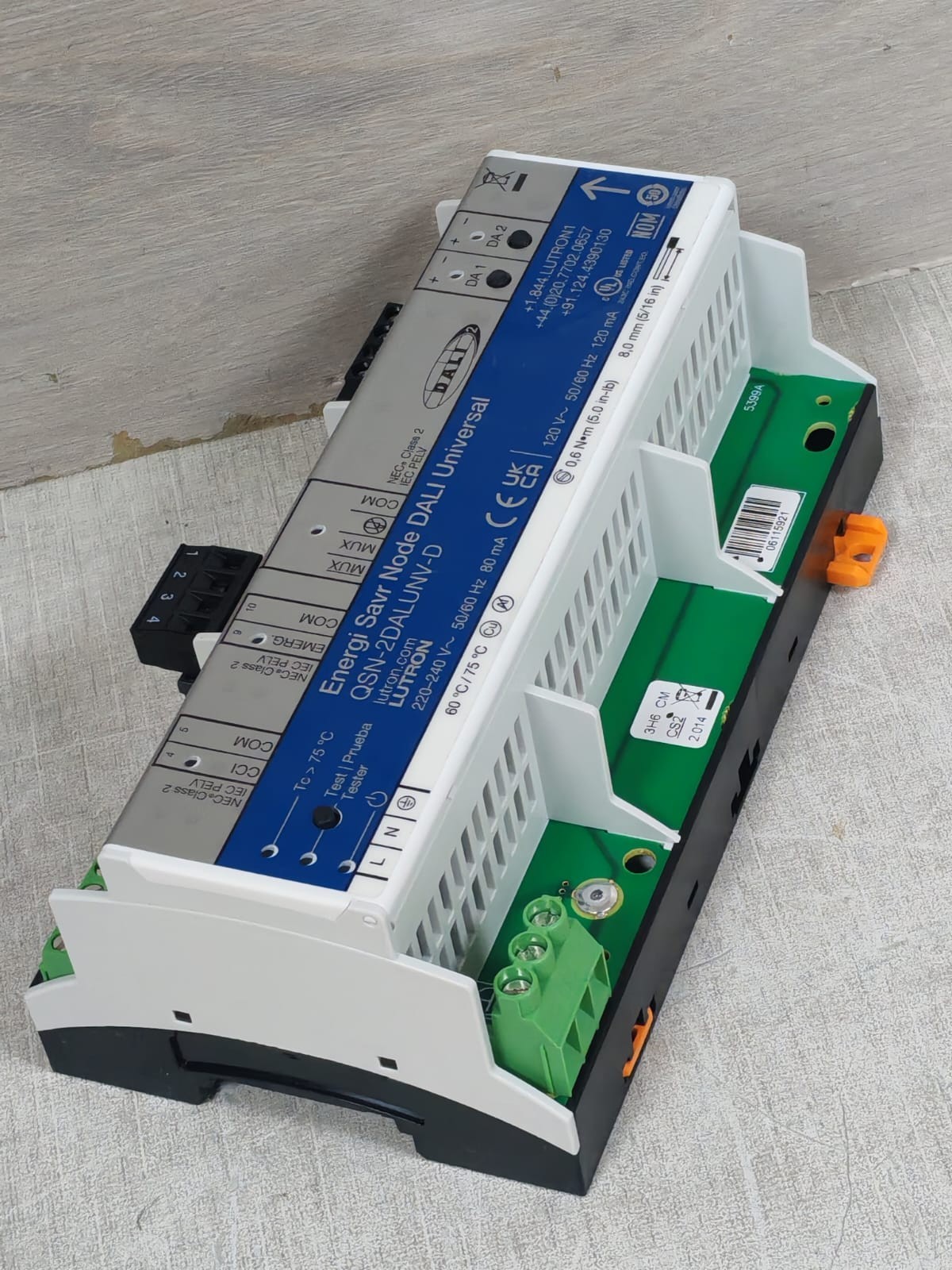 Lutron QSN-2DALUNV-D LUTRON QSN-2DALUNV-D ENERGI SAVR NODE DALI UNIVERSAL CONTROLLER 5