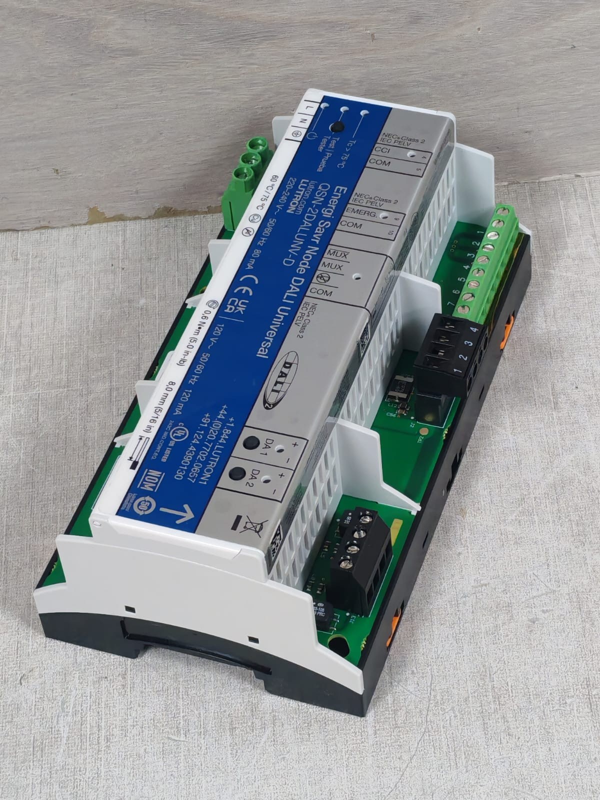 Lutron QSN-2DALUNV-D LUTRON QSN-2DALUNV-D ENERGI SAVR NODE DALI UNIVERSAL CONTROLLER 6