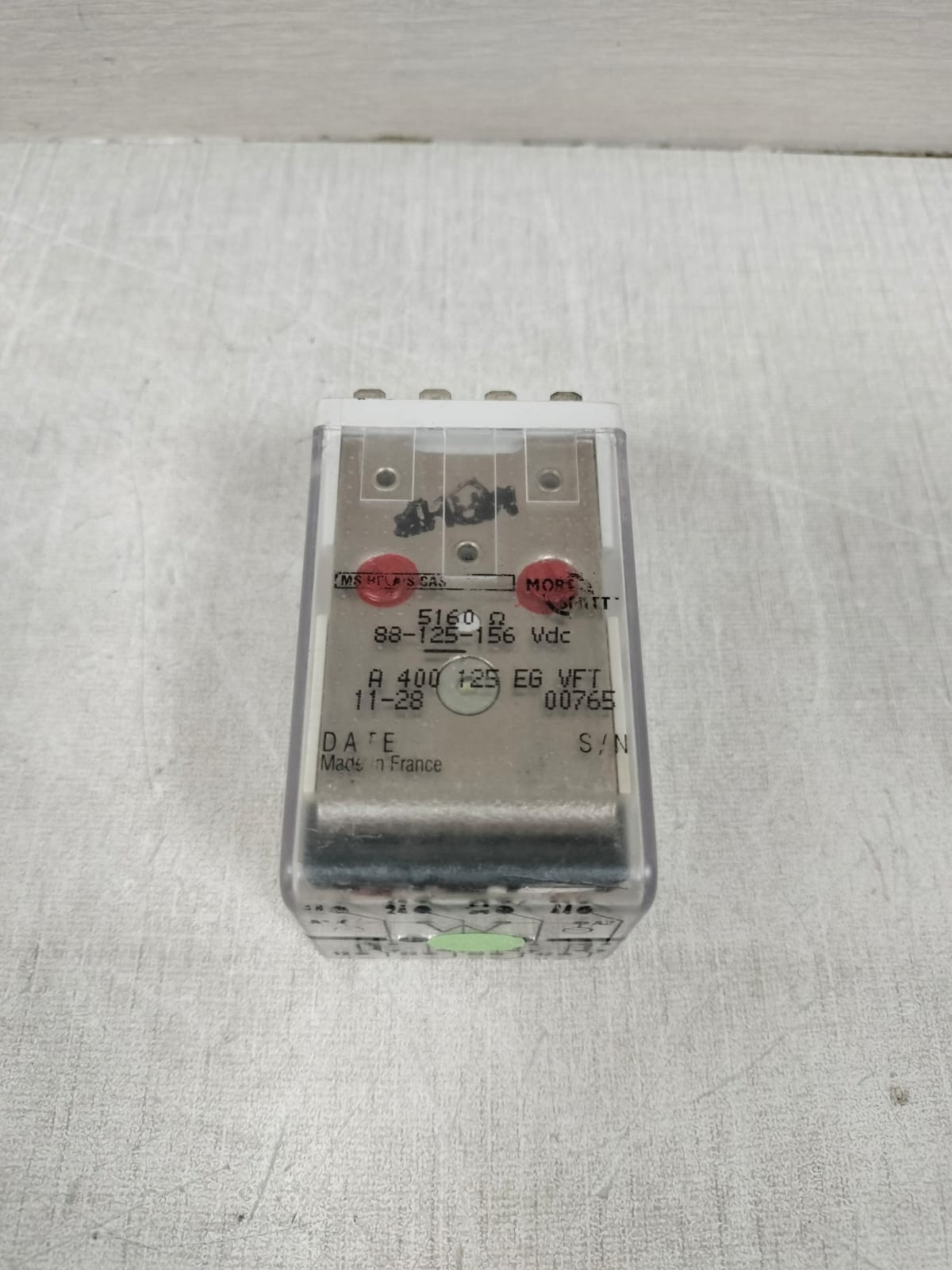 Mors Smitt RELAY-125 MORS SMITT A 400 125 EG VFT HEAVY-DUTY COMPACT RELAY 125-156VDC 6