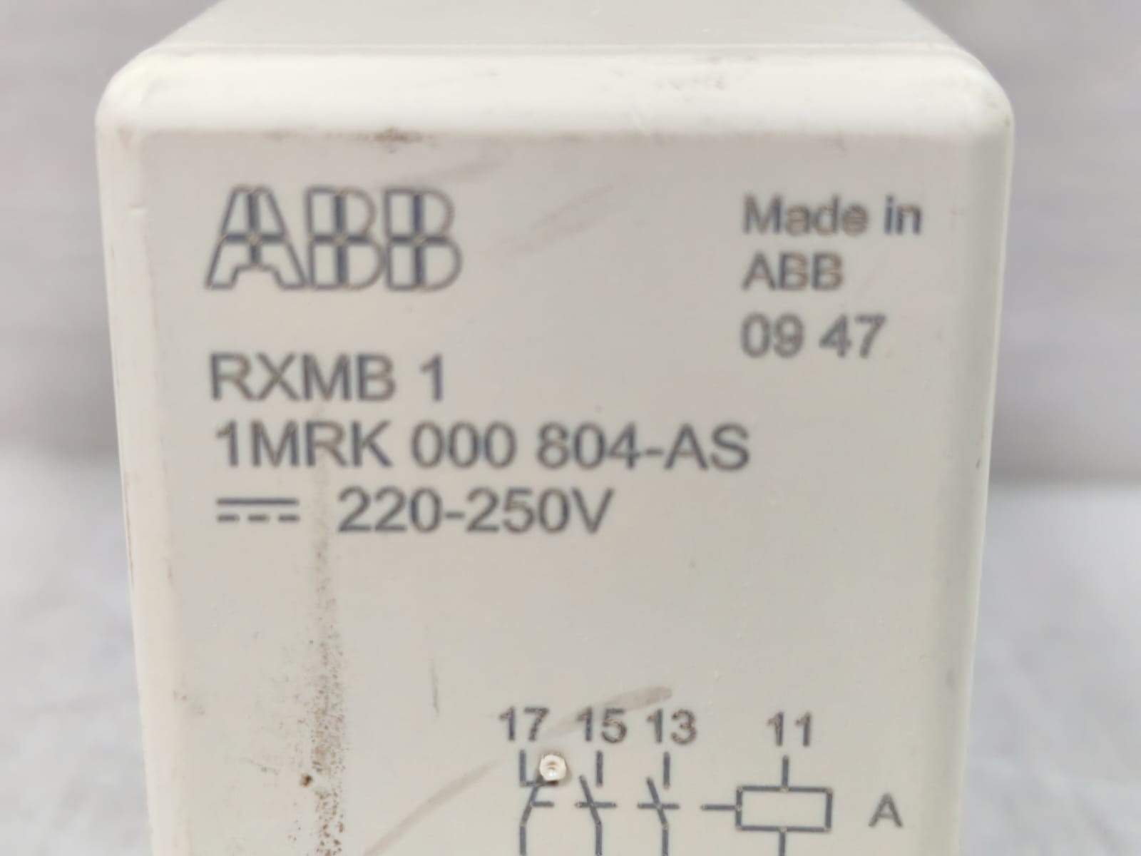 ABB RXMB 1 1MRK 000 804-AS ABB RXMB 1 1MRK 000 804-AS RELAY 220-250V 2