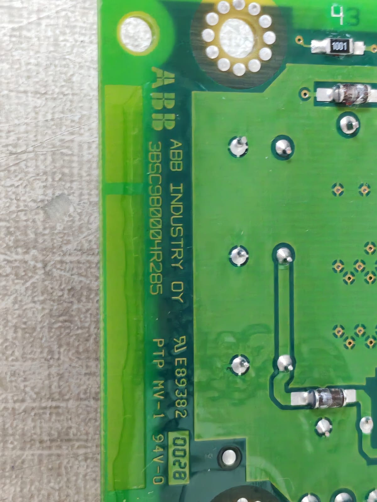ABB NAMC-03C ABB NAMC-03C REV.C / 3BSC980004R285 / 3BSE009859R1 CONTROL BOARD NO SOFTWARE 7