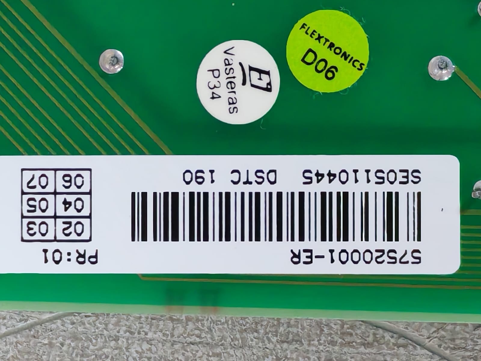 ABB BOARD-2668-184 ABB 57520001-ER COMMUNICATION BOARD 2668 184-612/1 DSTC 190 CONNECTION UNIT 2