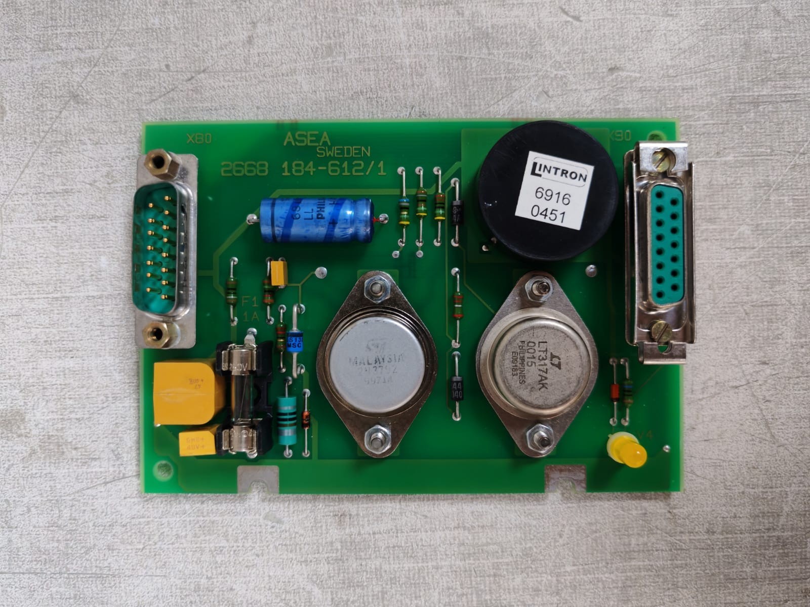 ABB BOARD-2668-184 ABB 57520001-ER COMMUNICATION BOARD 2668 184-612/1 DSTC 190 CONNECTION UNIT 3