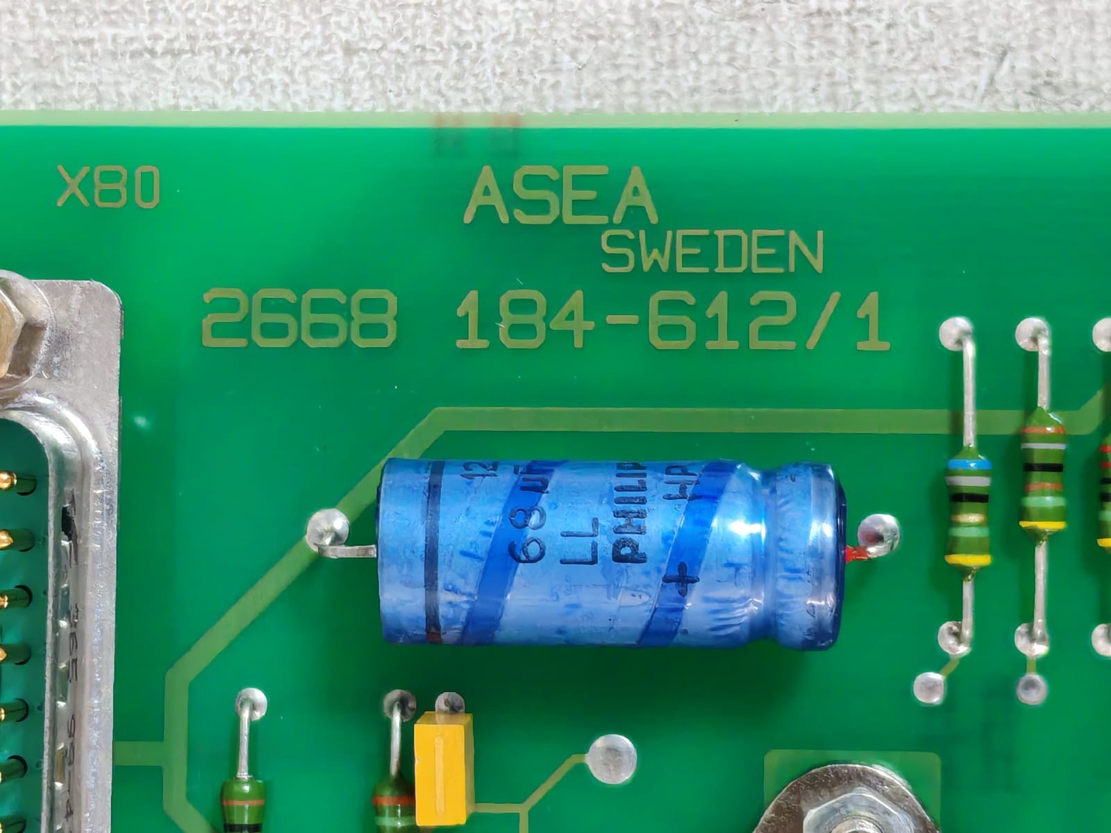 ABB BOARD-2668-184 ABB 57520001-ER COMMUNICATION BOARD 2668 184-612/1 DSTC 190 CONNECTION UNIT 4