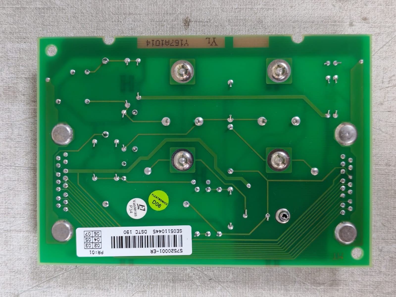 ABB BOARD-2668-184 ABB 57520001-ER COMMUNICATION BOARD 2668 184-612/1 DSTC 190 CONNECTION UNIT 5