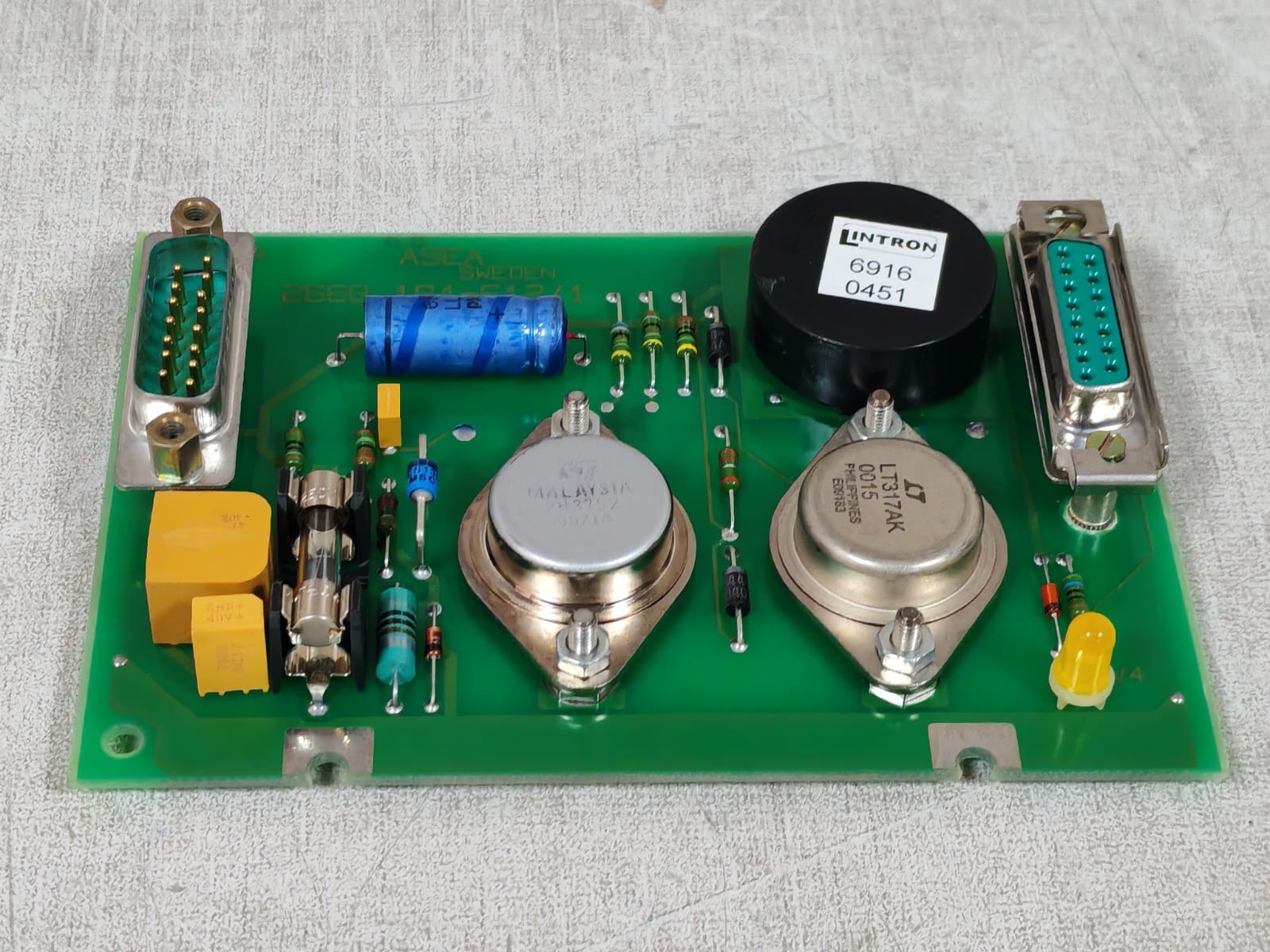 ABB BOARD-2668-184 ABB 57520001-ER COMMUNICATION BOARD 2668 184-612/1 DSTC 190 CONNECTION UNIT 6