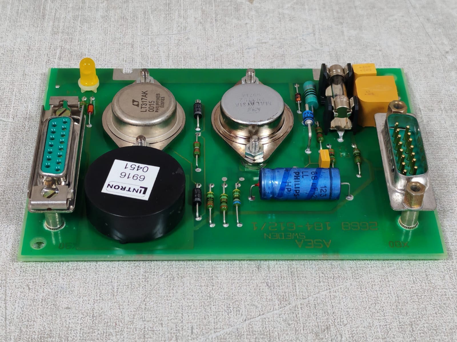 ABB BOARD-2668-184 ABB 57520001-ER COMMUNICATION BOARD 2668 184-612/1 DSTC 190 CONNECTION UNIT 9