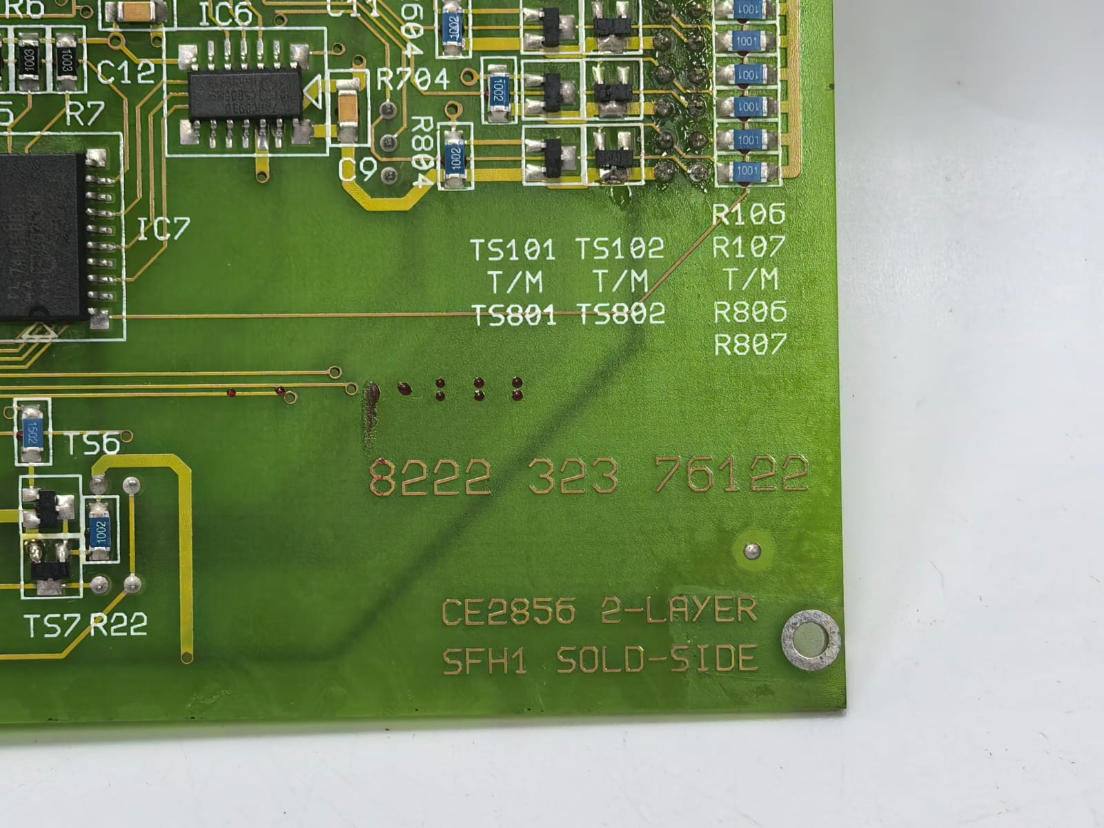 Philips BOARD-8993 PHILIPS CE2856 2-LAYER PCB BOARD 8993 03240161/8222 323 76122 3
