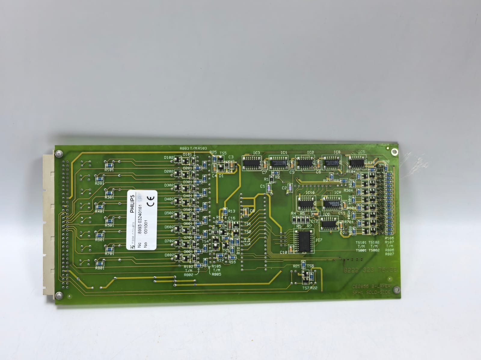 Philips BOARD-8993 PHILIPS CE2856 2-LAYER PCB BOARD 8993 03240161/8222 323 76122 5