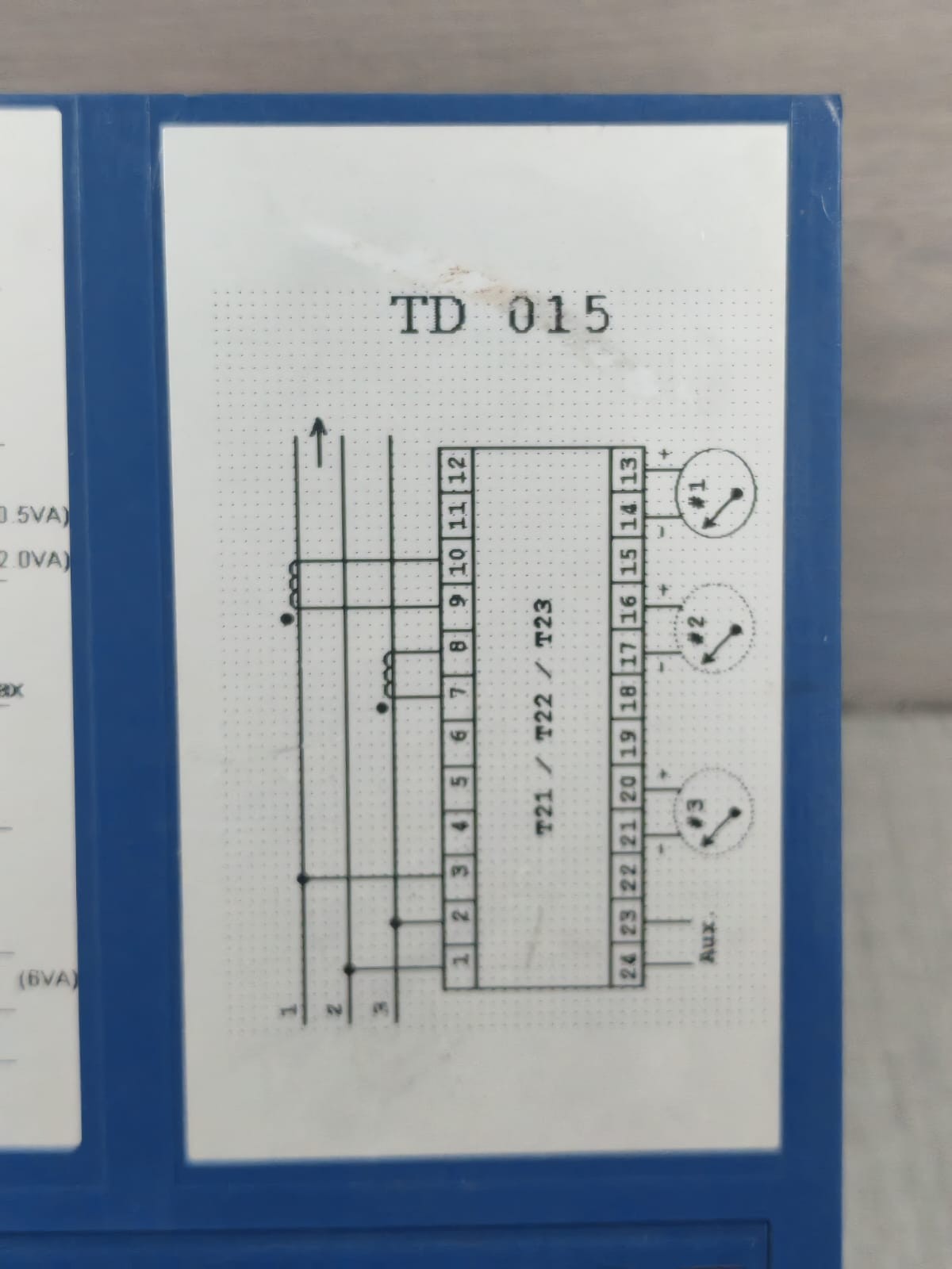 Triad TD015 ENERDIS TRIAD TD015 T21 TRANSDUCER 125VDC 6
