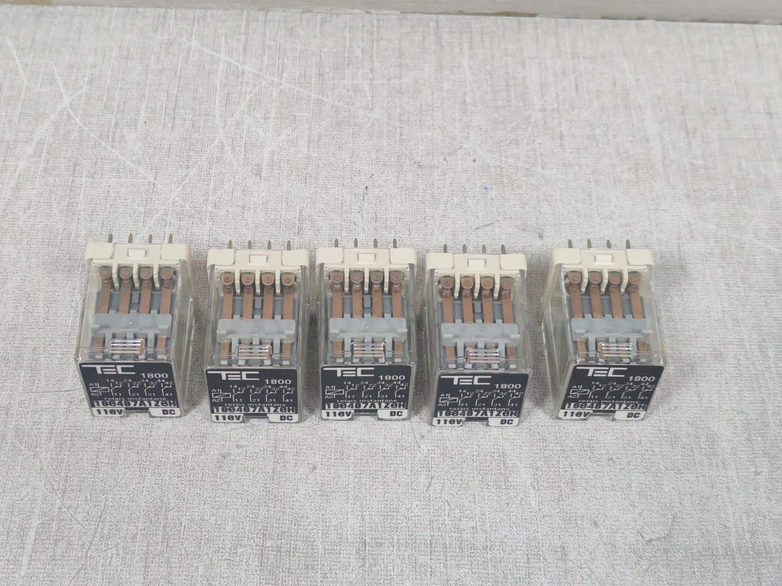 TEC TEC-1800 TEC 1800 180487A1Z0H RELAY 110V 2