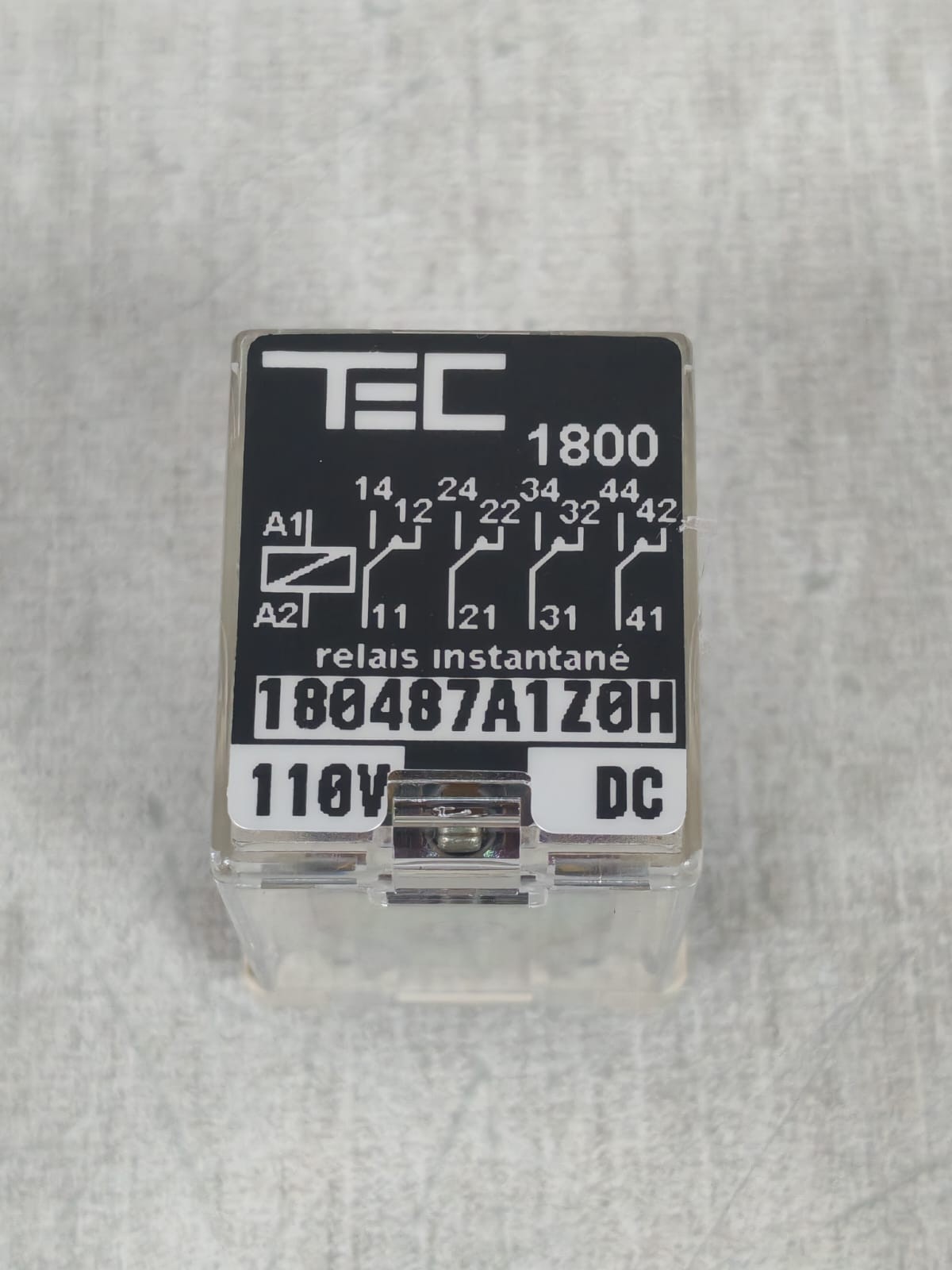TEC TEC-1800 TEC 1800 180487A1Z0H RELAY 110V 3