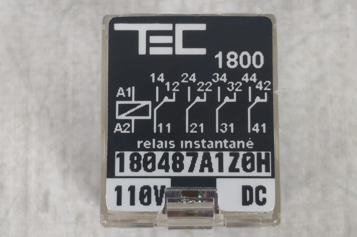 TEC TEC-1800 TEC 1800 180487A1Z0H RELAY 110V 6