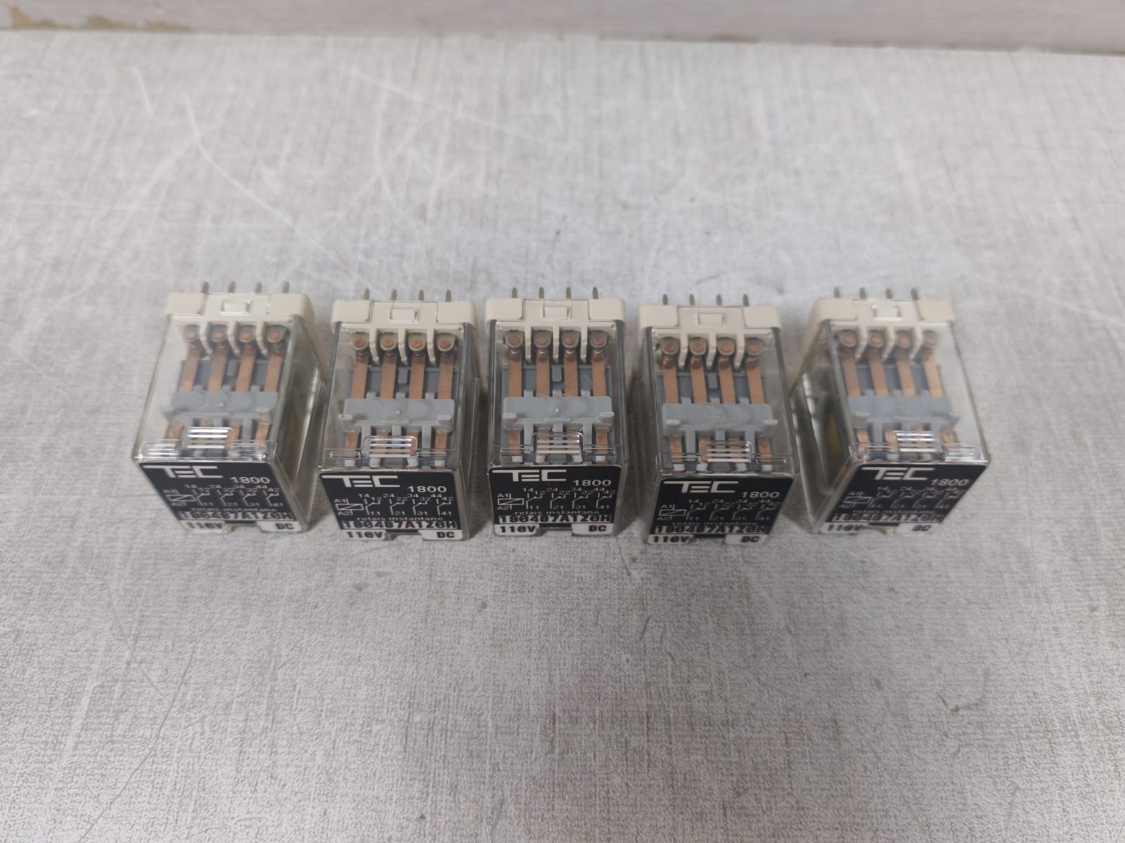 TEC TEC-1800 TEC 1800 180487A1Z0H RELAY 110V 7