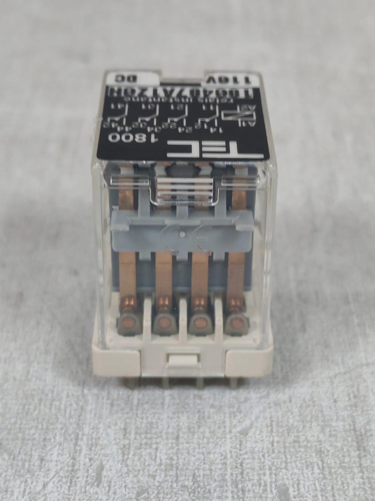 TEC TEC-1800 TEC 1800 180487A1Z0H RELAY 110V 9
