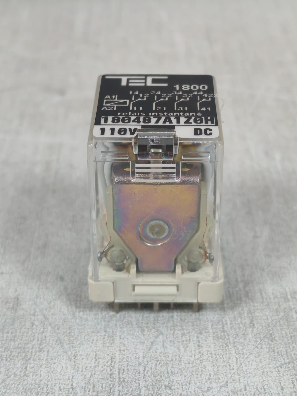 TEC TEC-1800 TEC 1800 180487A1Z0H RELAY 110V 10