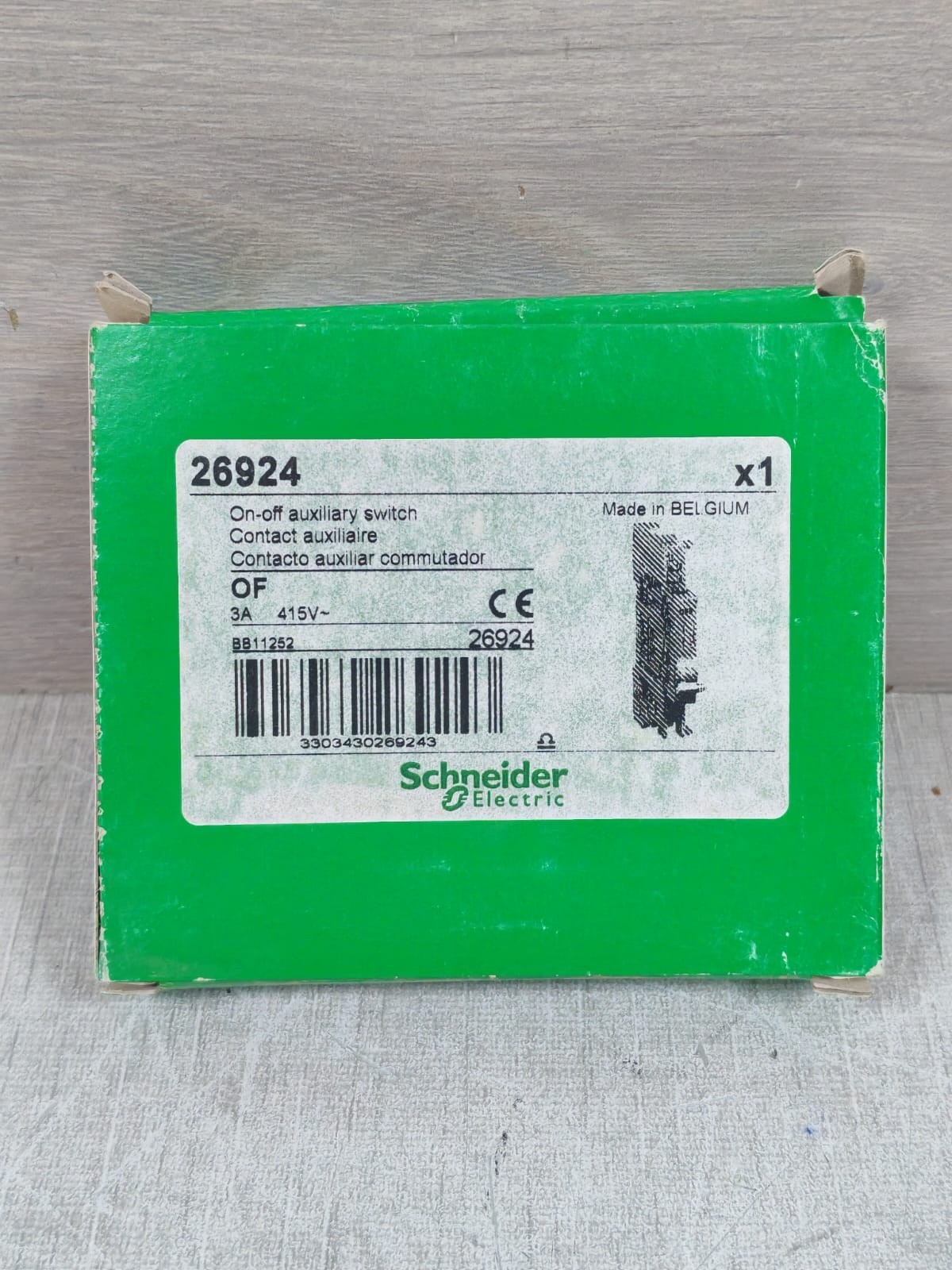 Schneider Electric 26924 SCHNEIDER ELECTRIC 26924 ON-OFF AUXILIARY SWITCH 9