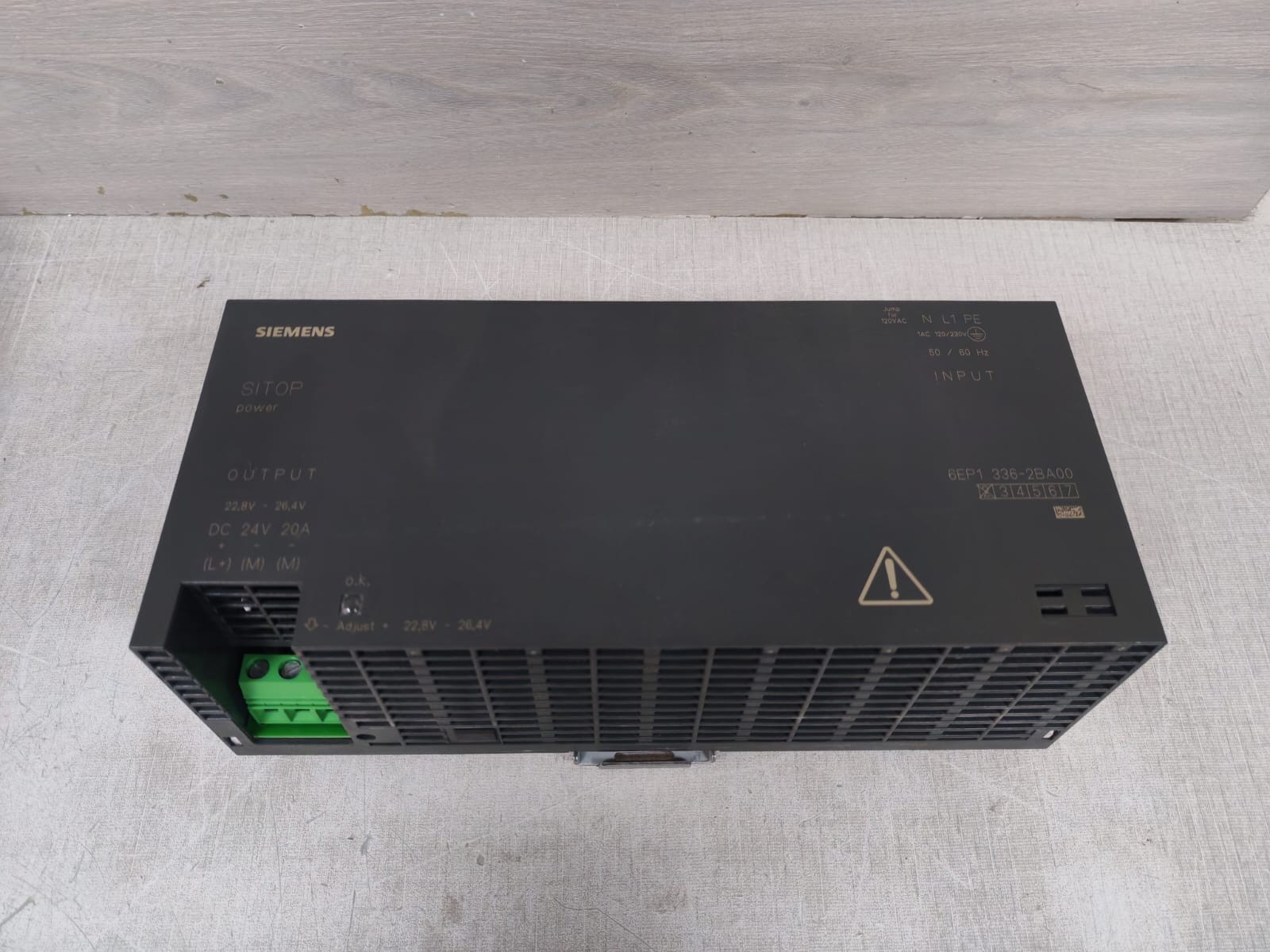Siemens 6EP1336-2BA00 SIEMENS SITOP 6EP1336-2BA00 POWER SUPPLY AC 120/230V 3