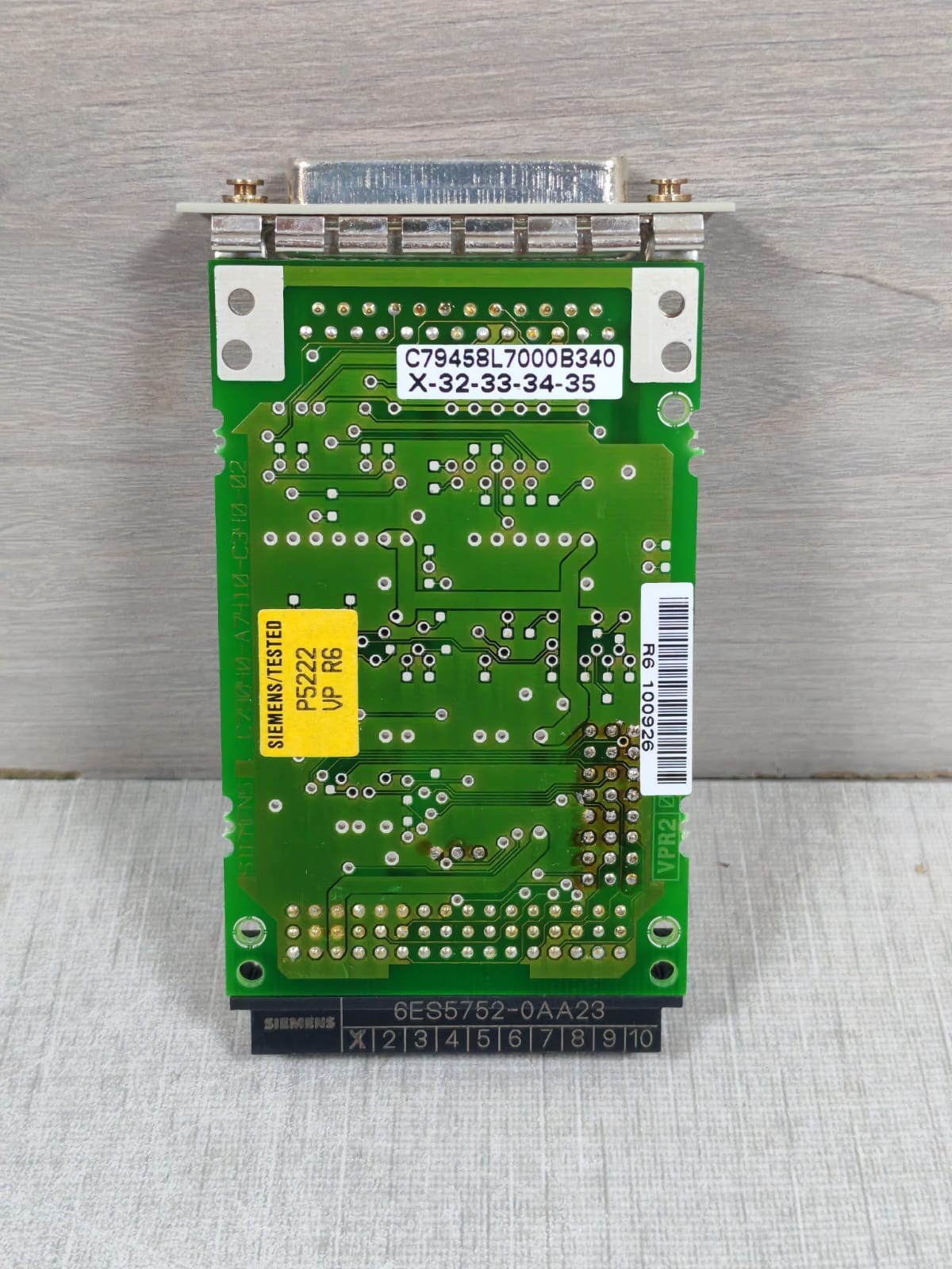 Siemens 6ES5752-0AA23 SIEMENS SIMATIC S5 6ES5752-0AA23 INTERFACE SUBMODULE 5