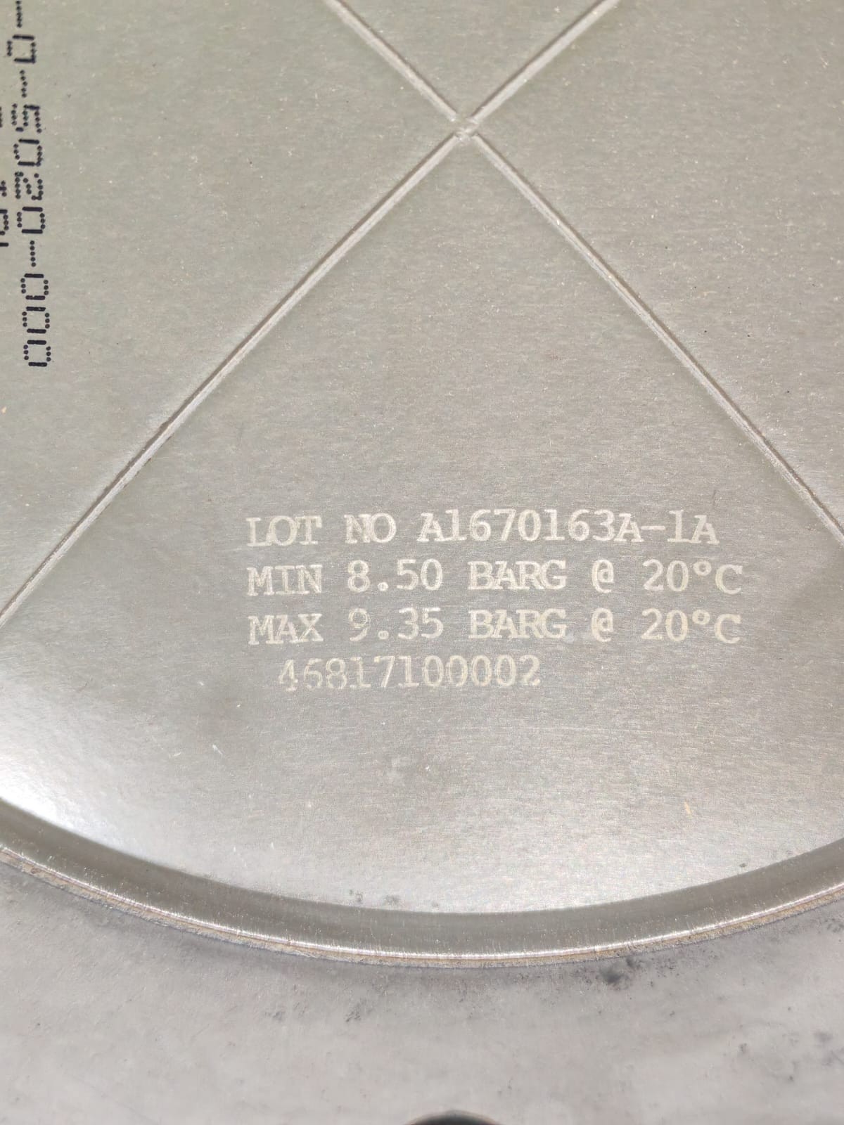 BS & B SAFETY SYSTEM A1670163A-1A BS & B SAFETY SYSTEM A1670163A-1A RUPTURE DISK DEVICES 6