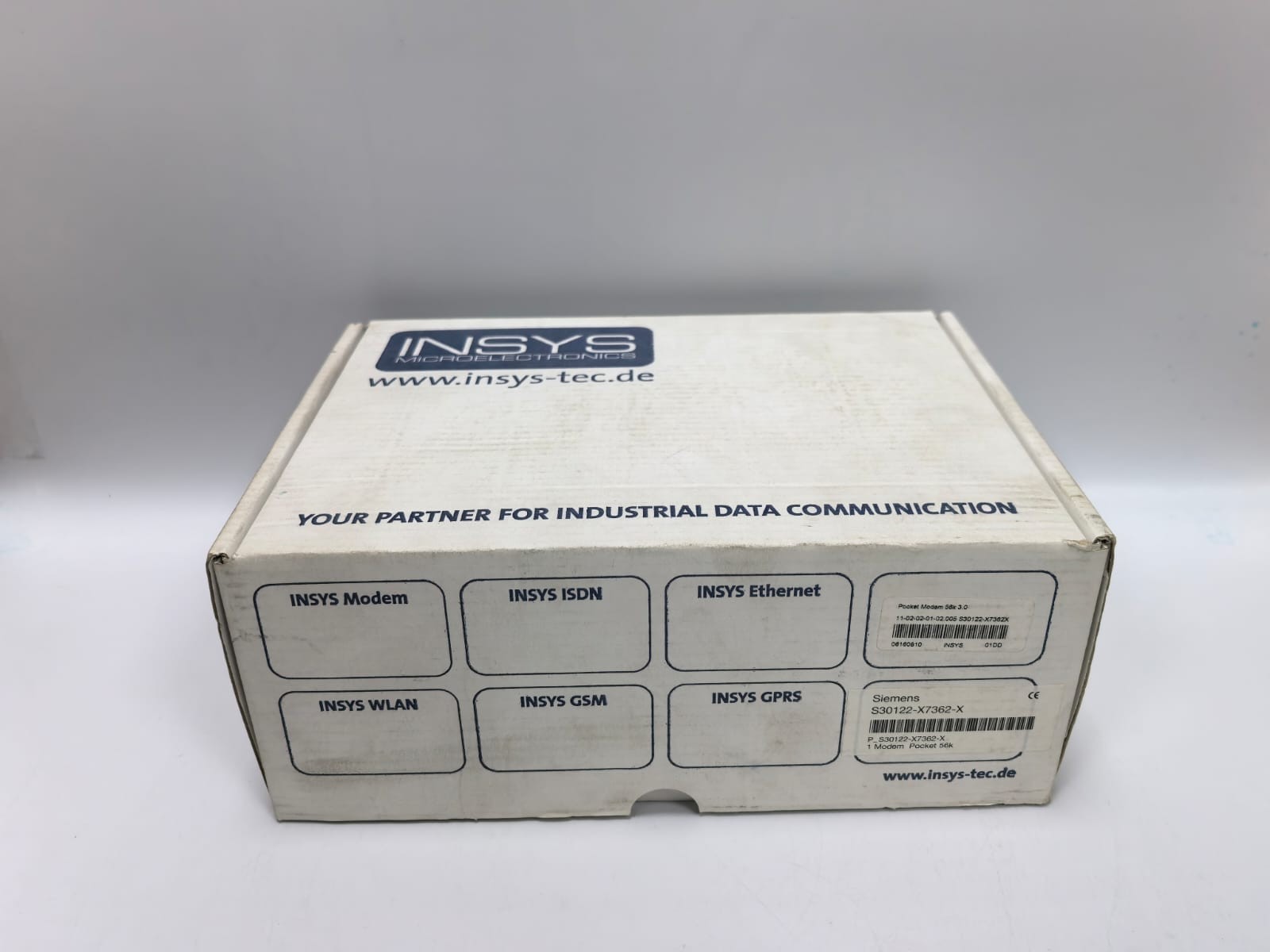 Siemens S30122-X7362-X SIEMENS / INSYS MICROELECTRONICS POCKET MODEM 56K 3.0 S30122-X7362-X 8