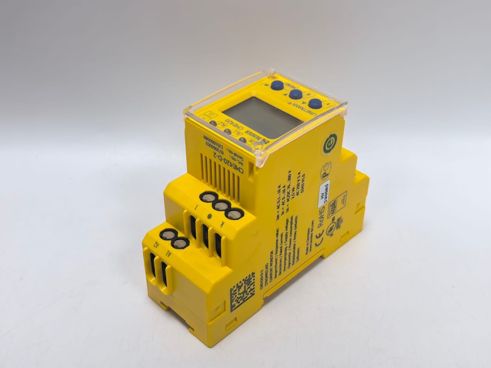 Bender CME420-D-2 BENDER CME420-D-2 CURRENT RELAYS MONITOR 9