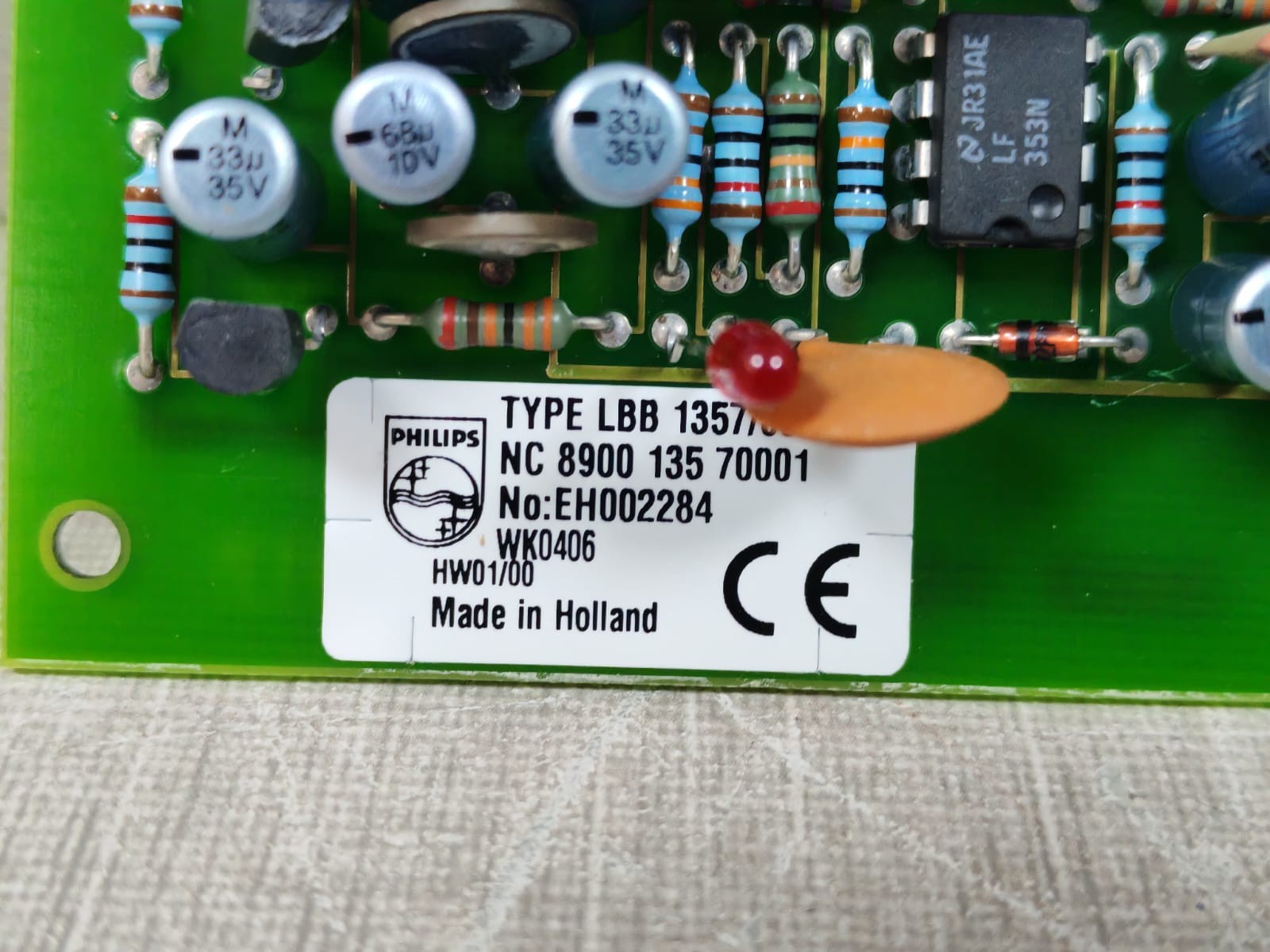 Philips LBB1357/00 PHILIPS LBB1357/00 890013570001 CONTROL CARD 4
