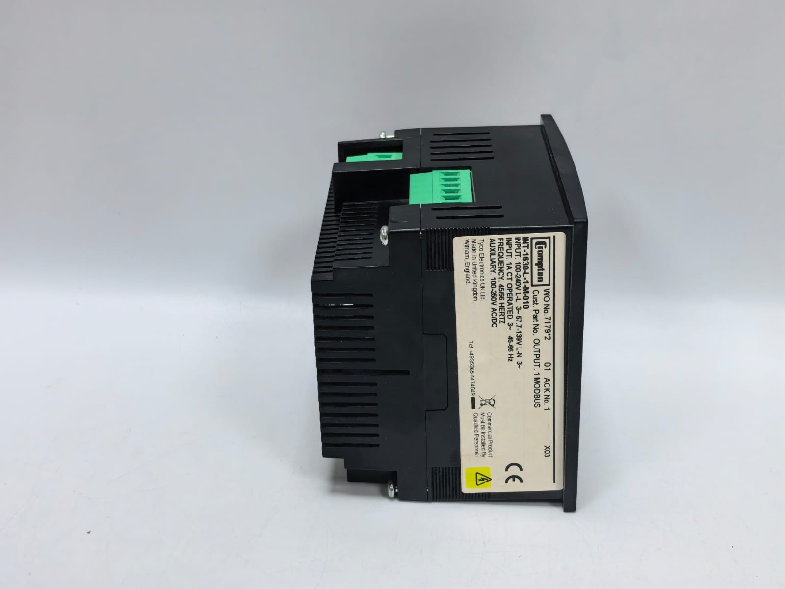 CROMPTON INT-1630-L-1-M-010 CROMPTON INT-1630-L-1-M-010 INTEGRA 1630 DIGITAL METERING SYSTEM 6