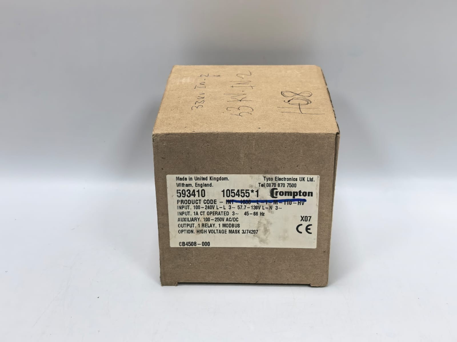 CROMPTON INT-1630-L-1-M-010 CROMPTON INT-1630-L-1-M-010 INTEGRA 1630 DIGITAL METERING SYSTEM 10