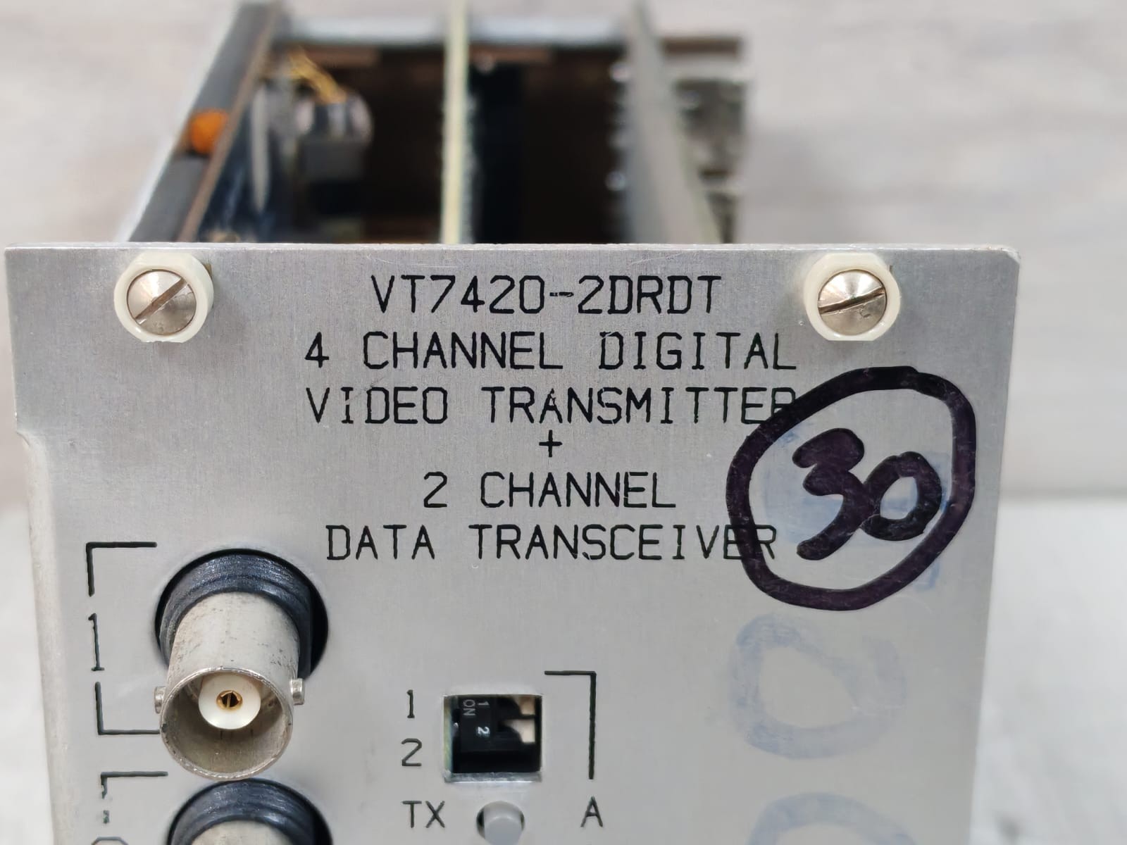 GE VT7420-2DRDT GE IFS VT7420-2DRDT 4 CH DIGITAL VIDEO TRANSMITTER + 2 CH DATA TRANSCIEVER 2