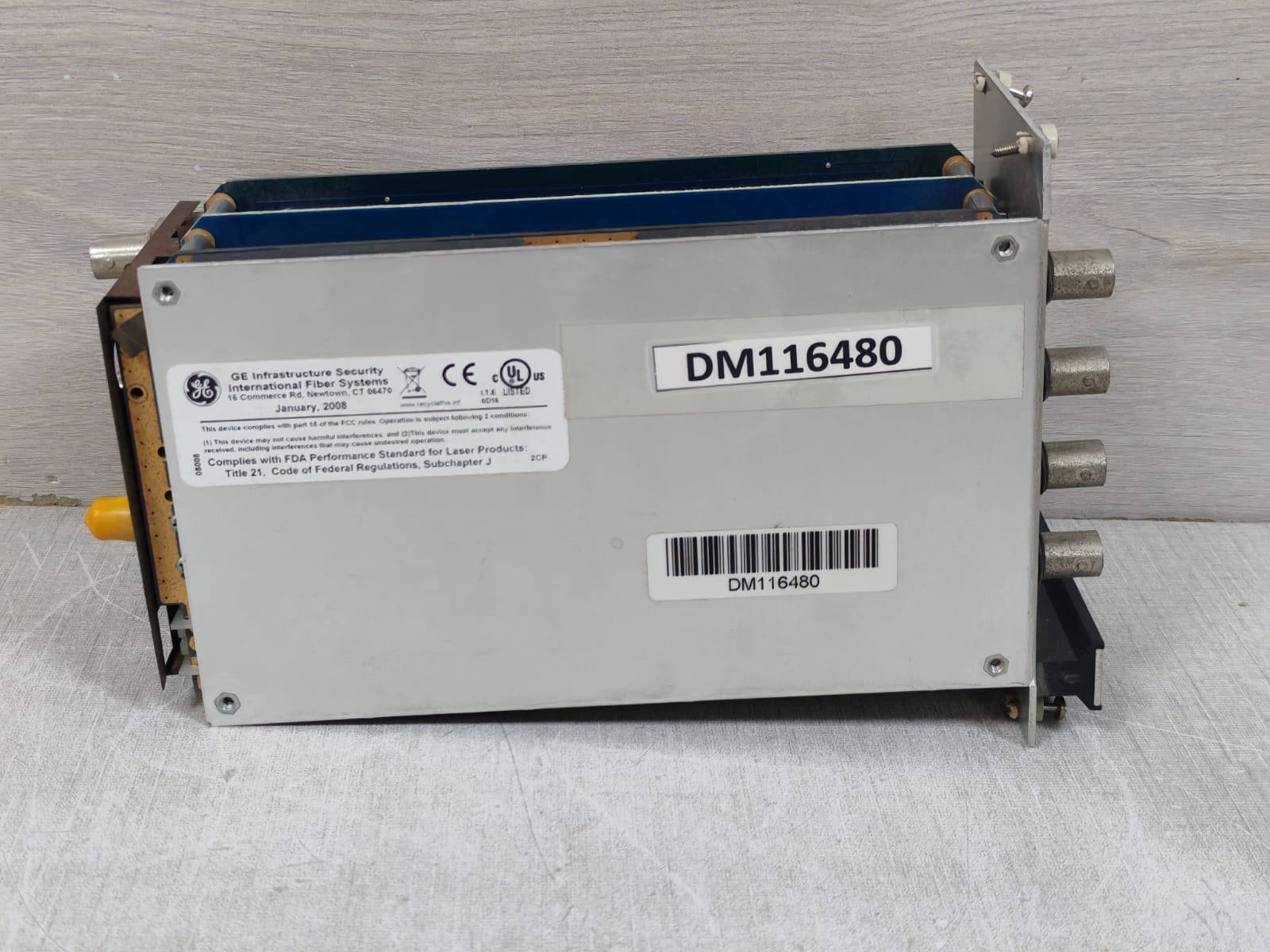 GE VT7420-2DRDT GE IFS VT7420-2DRDT 4 CH DIGITAL VIDEO TRANSMITTER + 2 CH DATA TRANSCIEVER 7