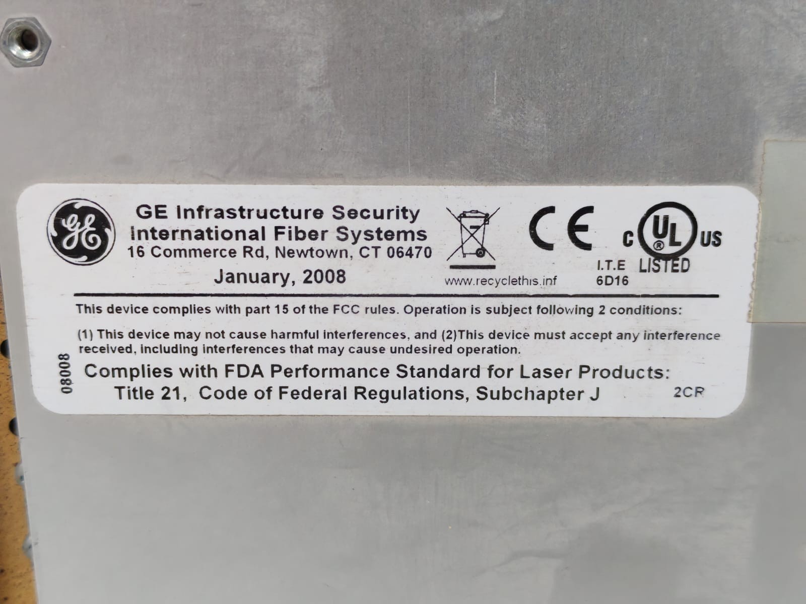 GE VT7420-2DRDT GE IFS VT7420-2DRDT 4 CH DIGITAL VIDEO TRANSMITTER + 2 CH DATA TRANSCIEVER 10
