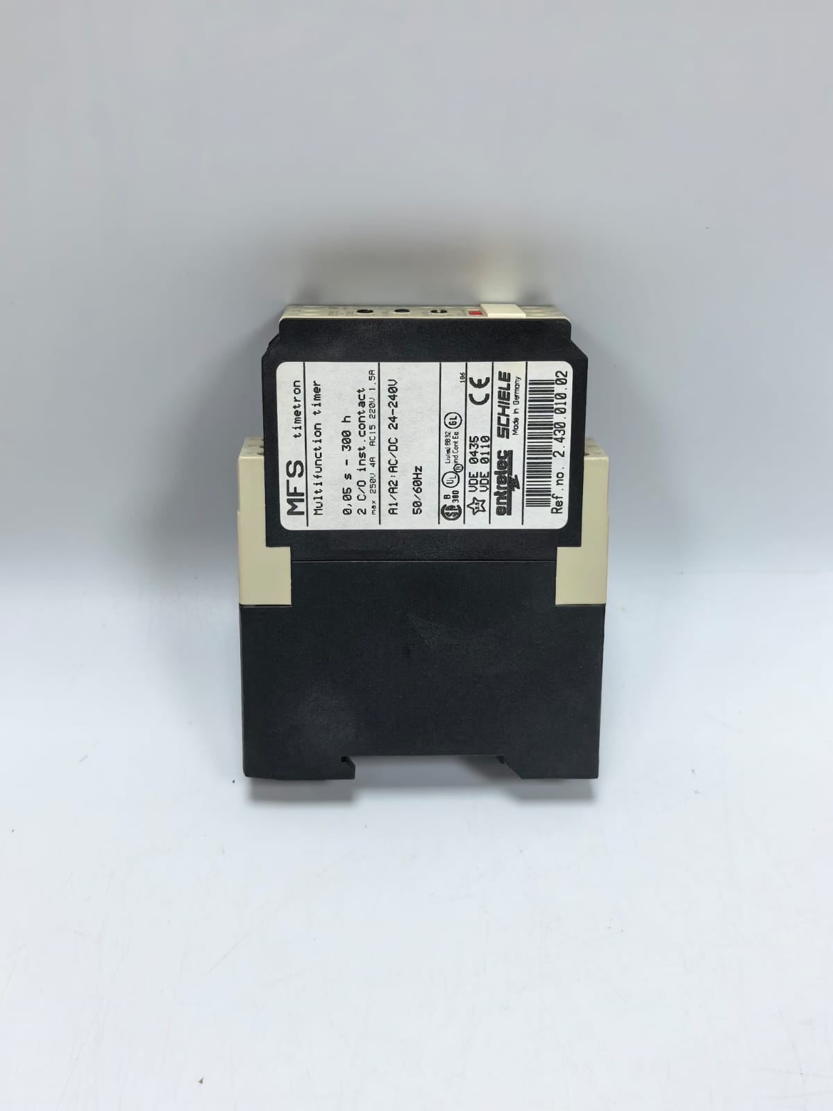 ENTRELEC SCHIELE TIMER-24 ENTRELEC SCHIELE MFS TIMETRON MULTIFUNCTION TIMER 24-240V 50-60Hz 8