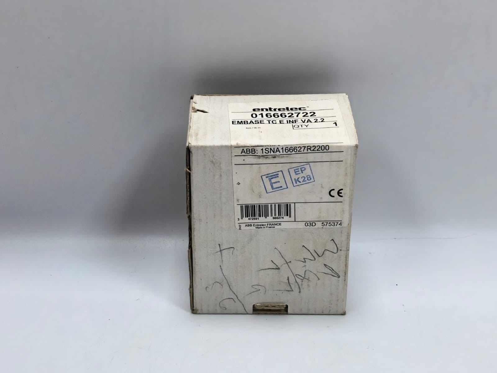 ABB 1SNA166627R2200 ENTRELEC ABB 1SNA166627R2200 EMBASE TC E INF VA 2.2 9